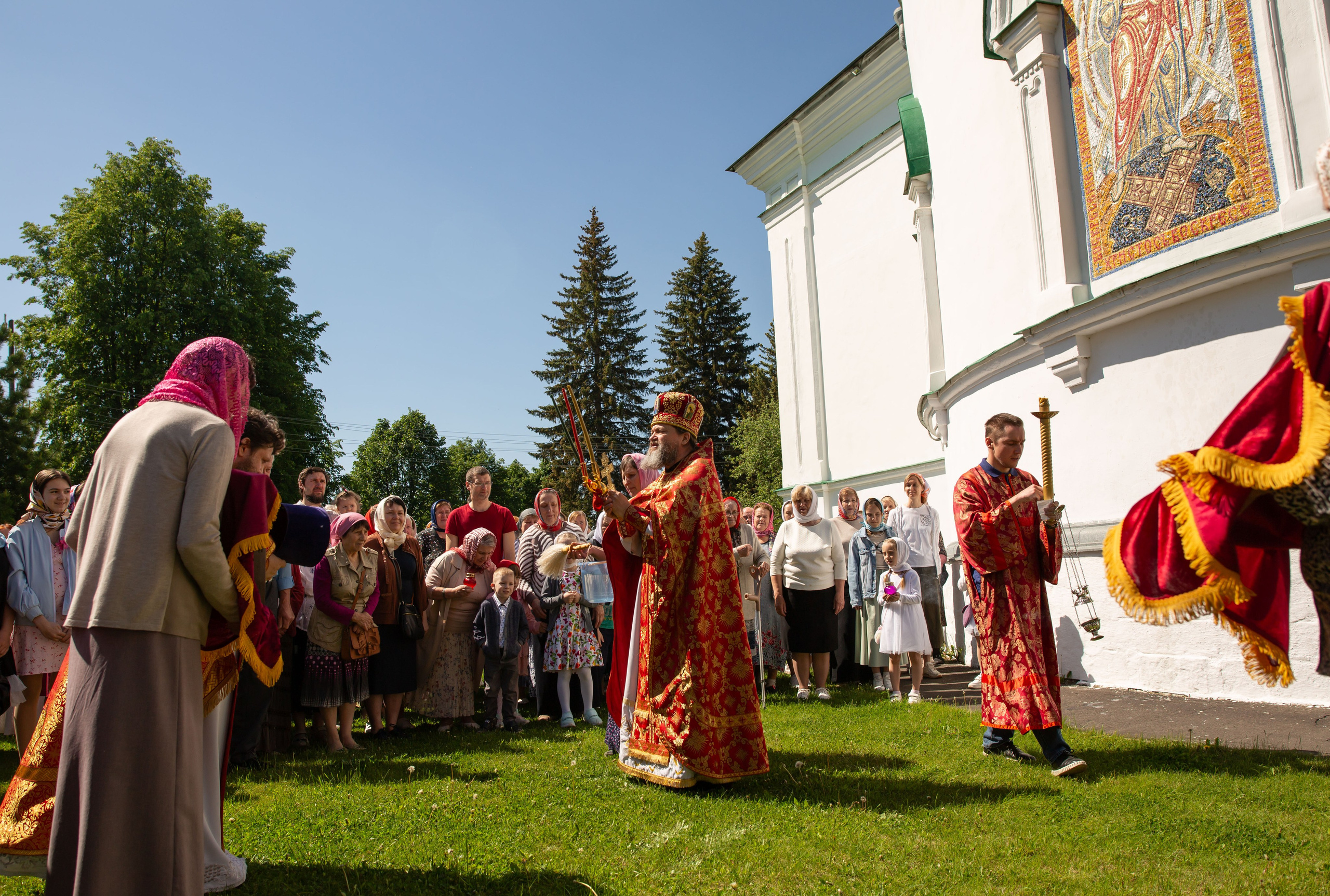 Крестный ход с Ашитково Воскресенский храм. Семейный и детский фотограф Анна Петракова