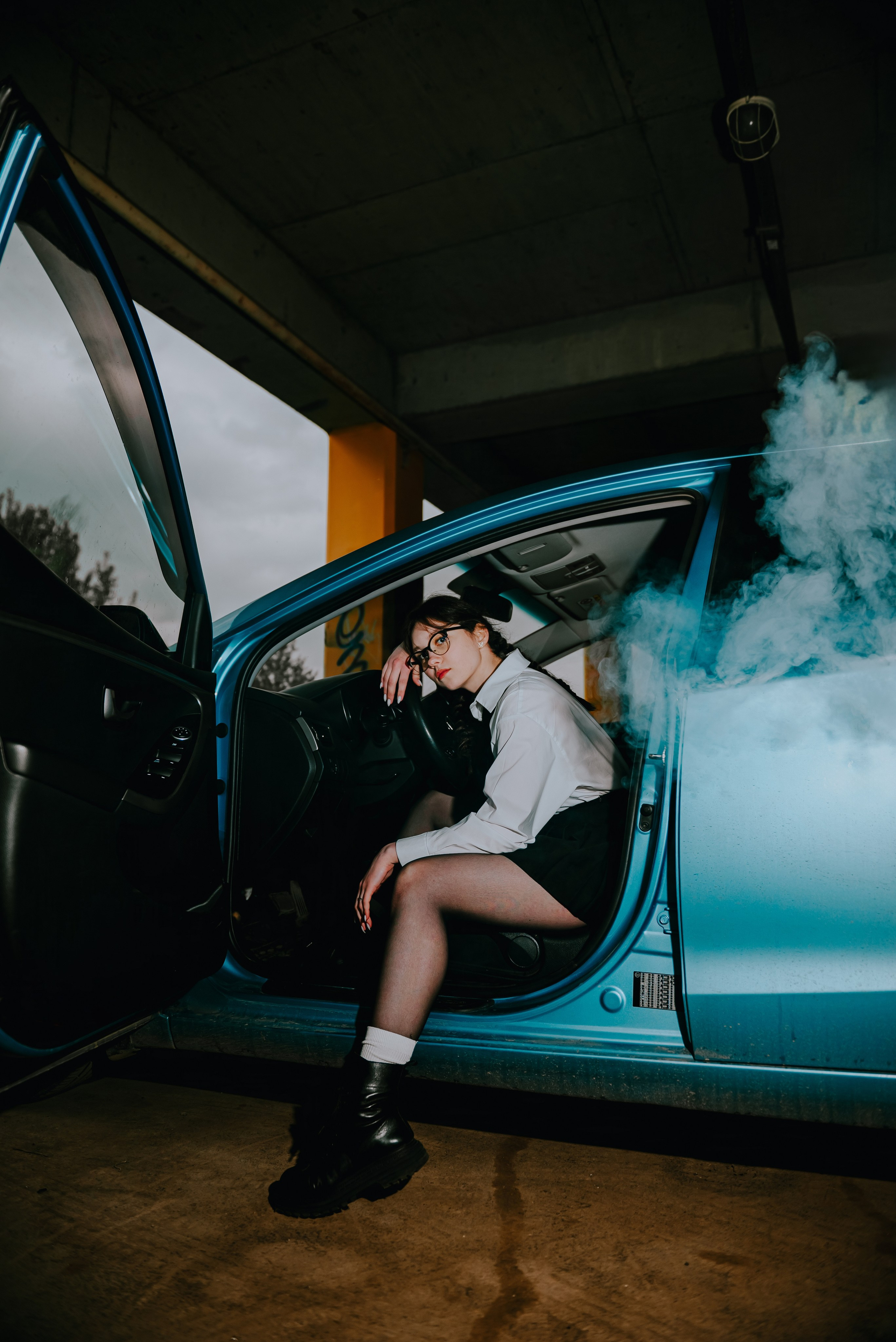 Фотосессия на парковке Лента Кемерово