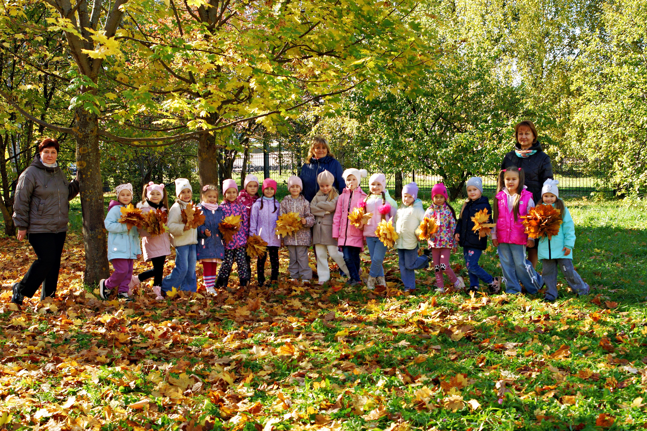 Осенняя фотосессия в детском саду г. Йошкар-Ола