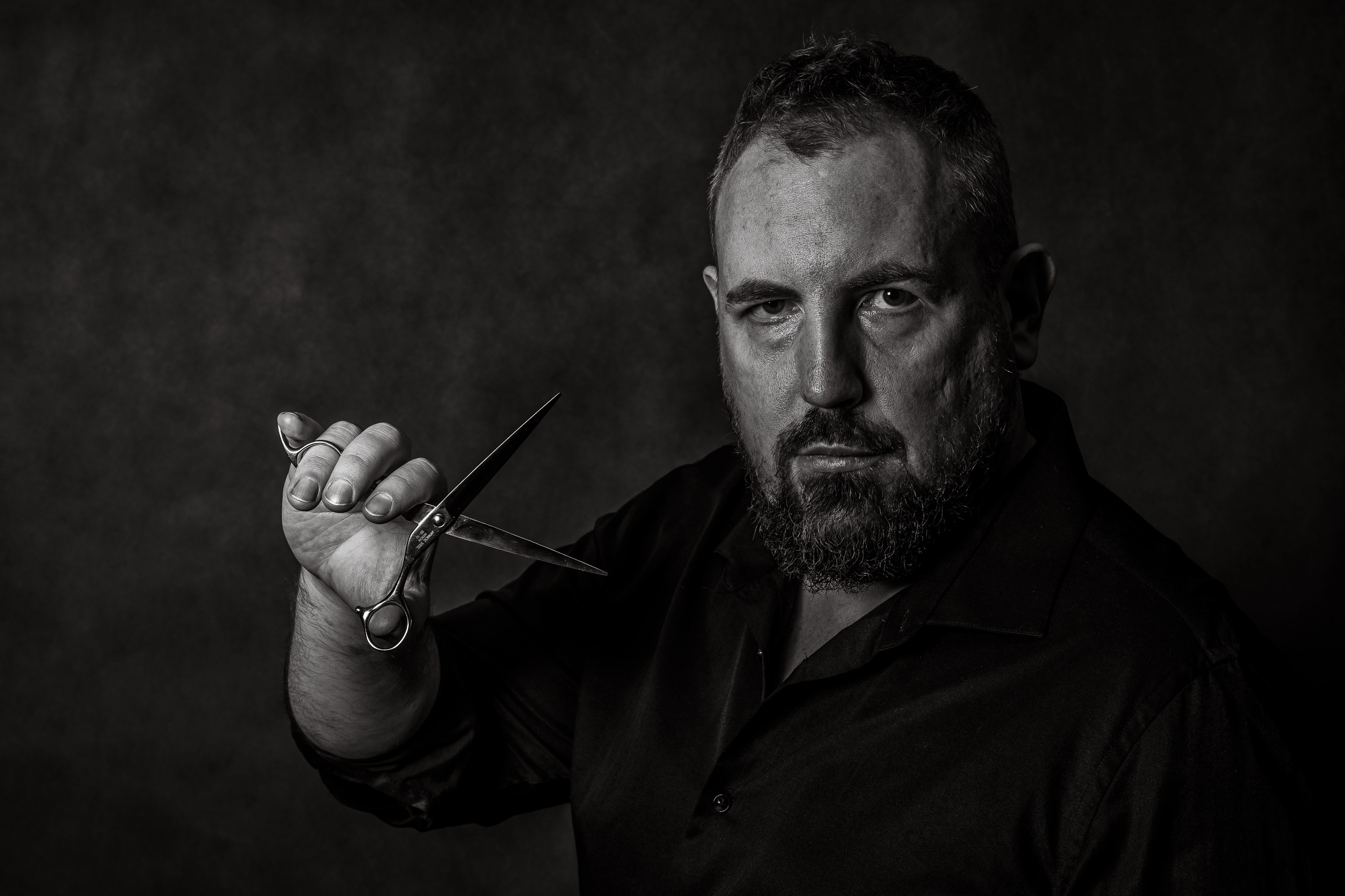 В студии. Photomantis