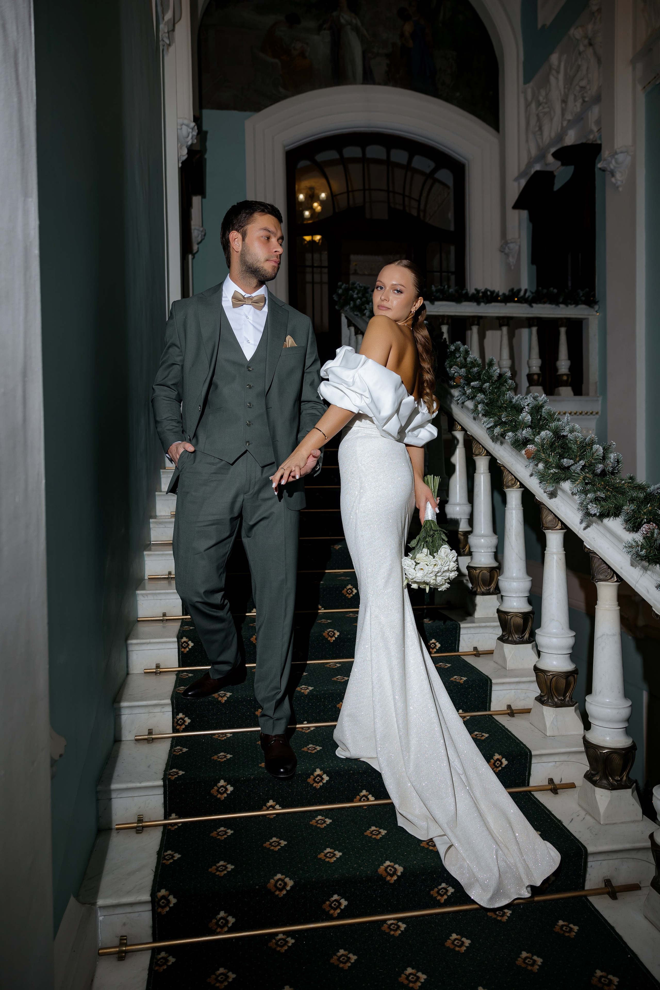 Свадебная фотосессия в доме Асеевых. Фотограф Сергей Ртищев в Москве и РФ