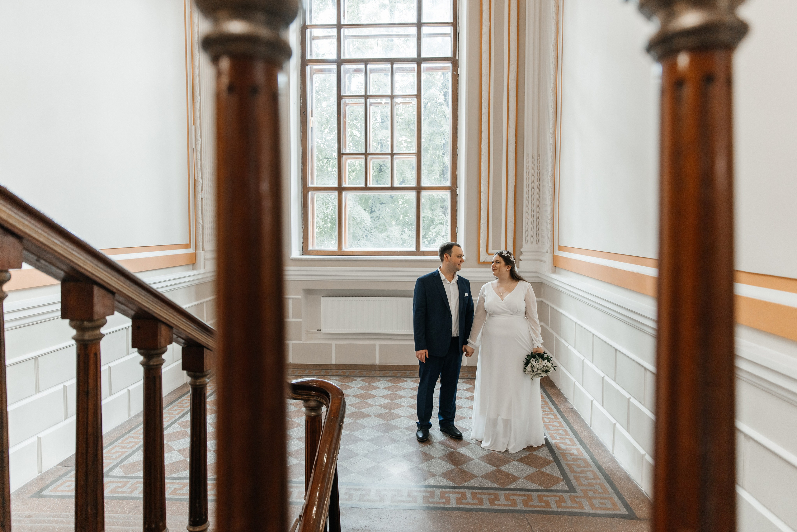 Анастасия и Никита | Библиотека им. Боголюбова. Фотограф Москва Шептаев Артём