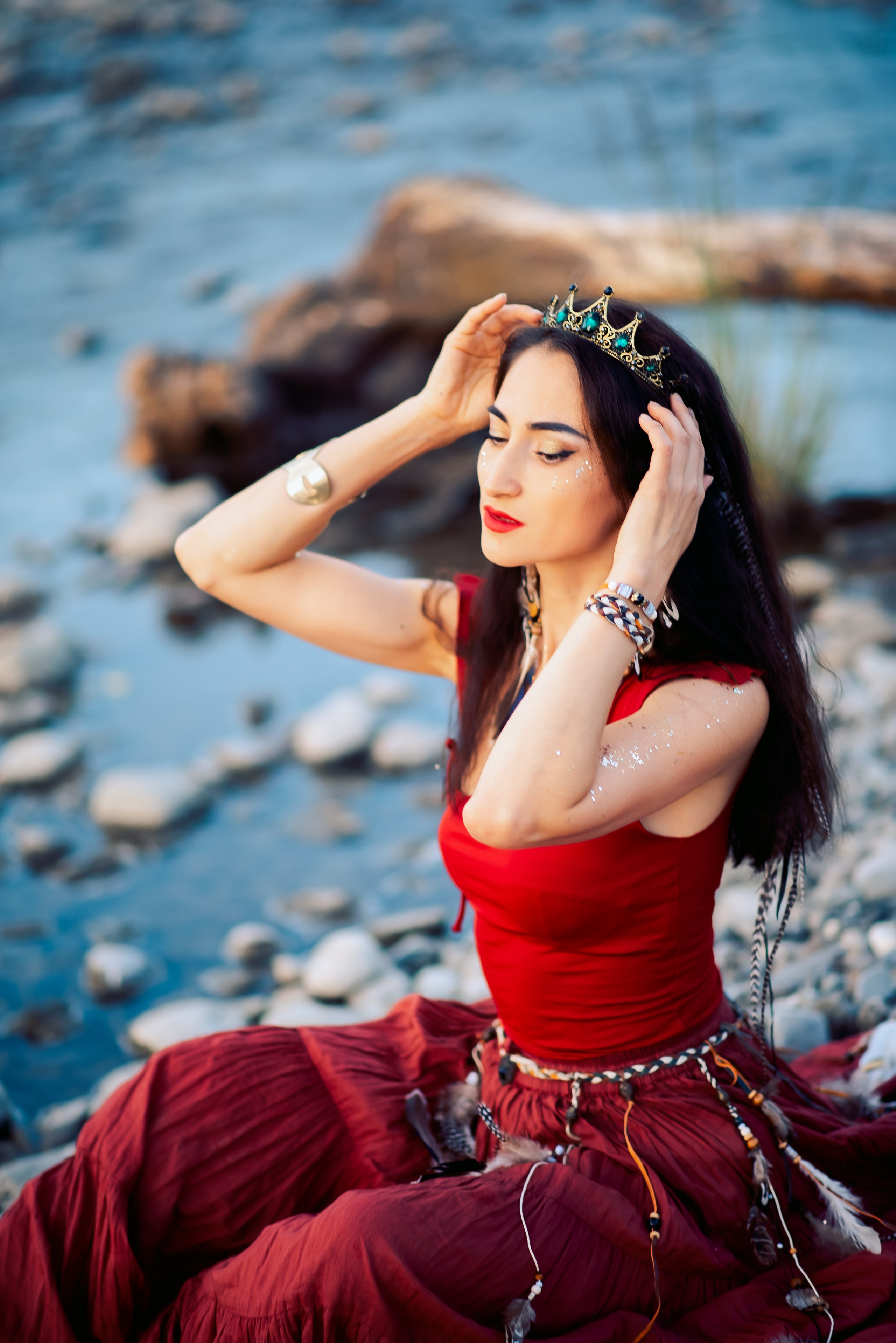 У костра. Семейный и женский фотограф Лоо Краснодар Сочи Энем Татьяна Трибурт