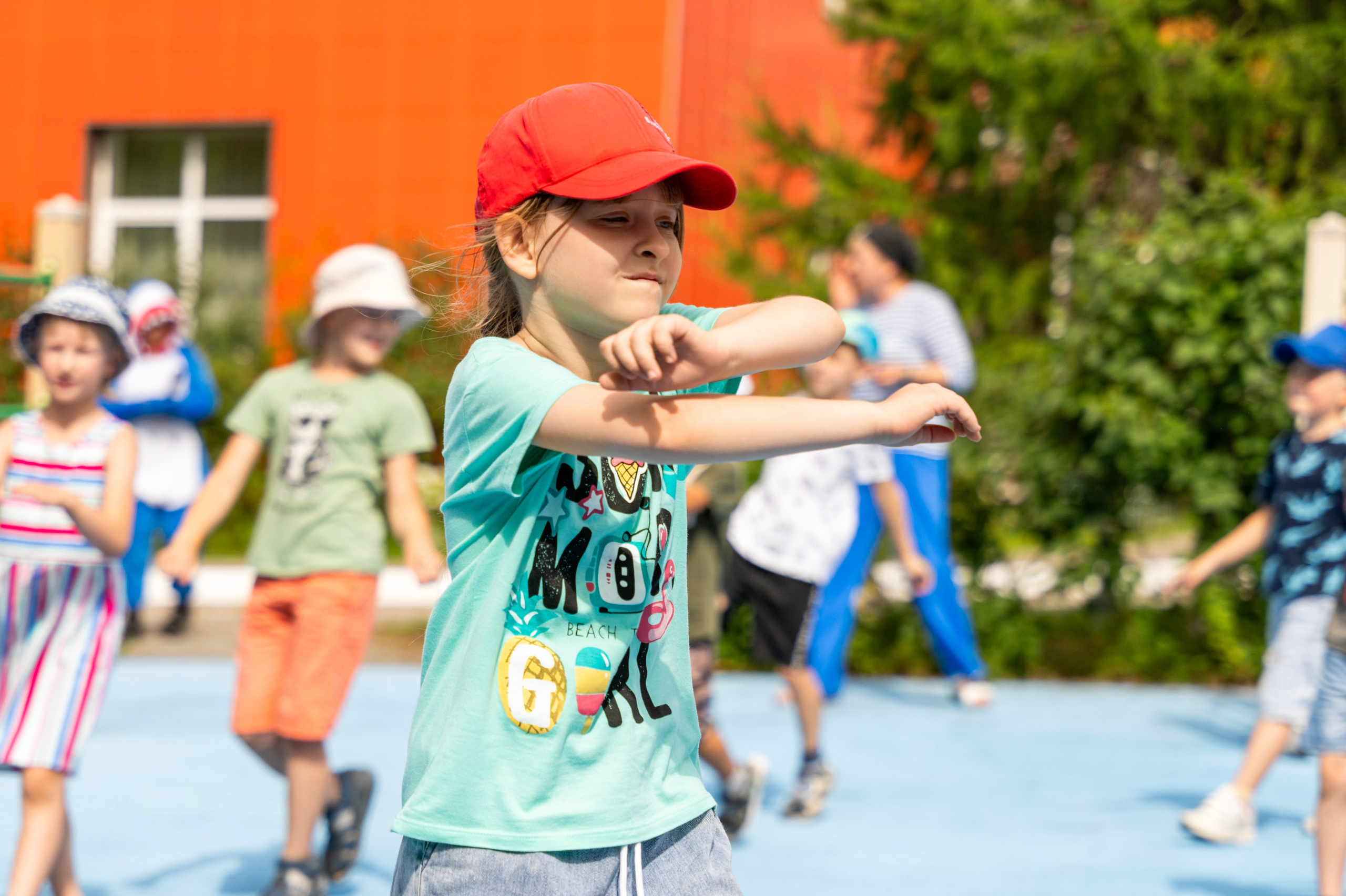 Игры на свежем воздухе. Фотограф Юлия Попова