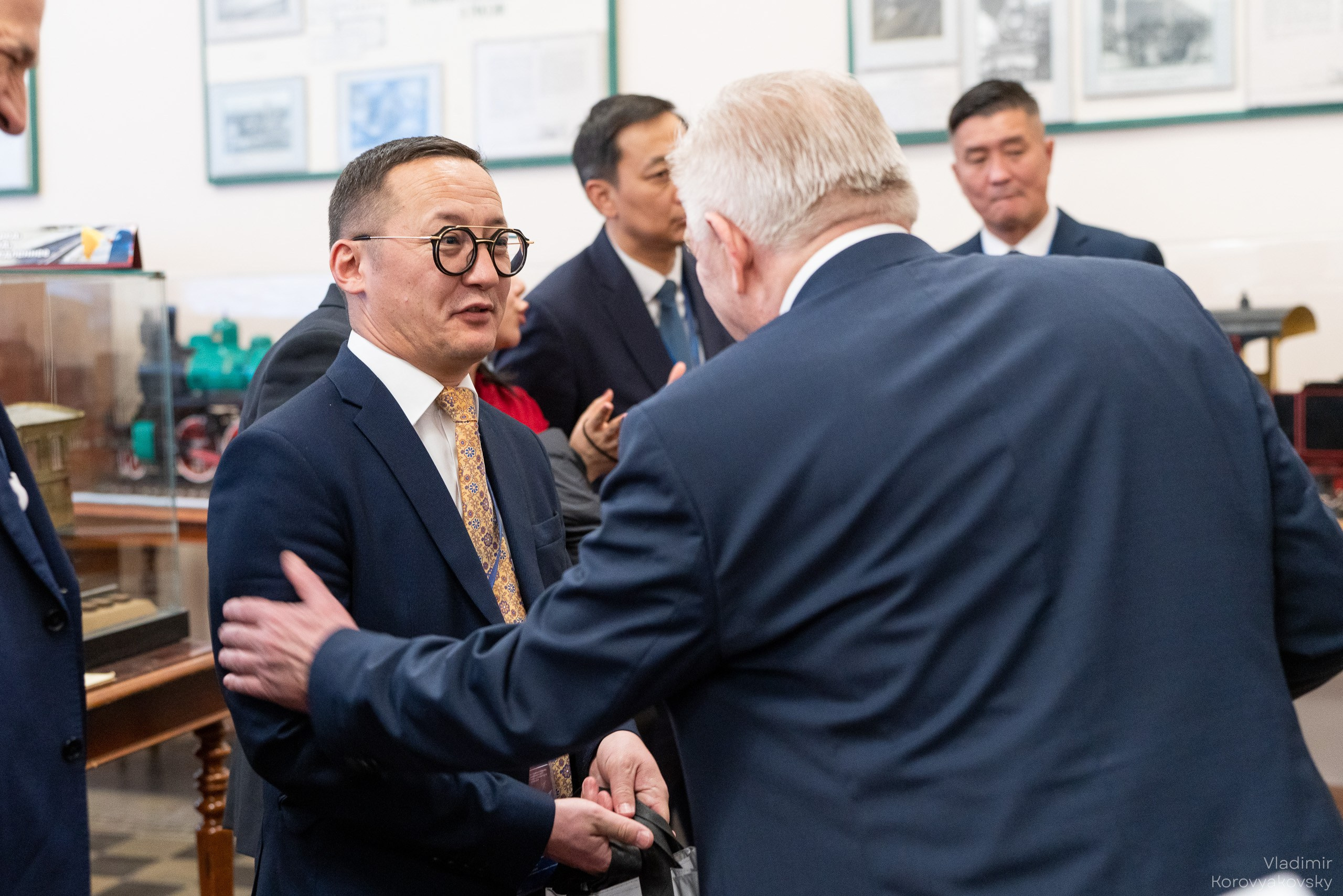 Совещание руководства ПГУПС с Делегациями Исполнительного агентства Правительства Монголии и делегацией АО «УБЖД». Фотограф Владимир Коровяковский