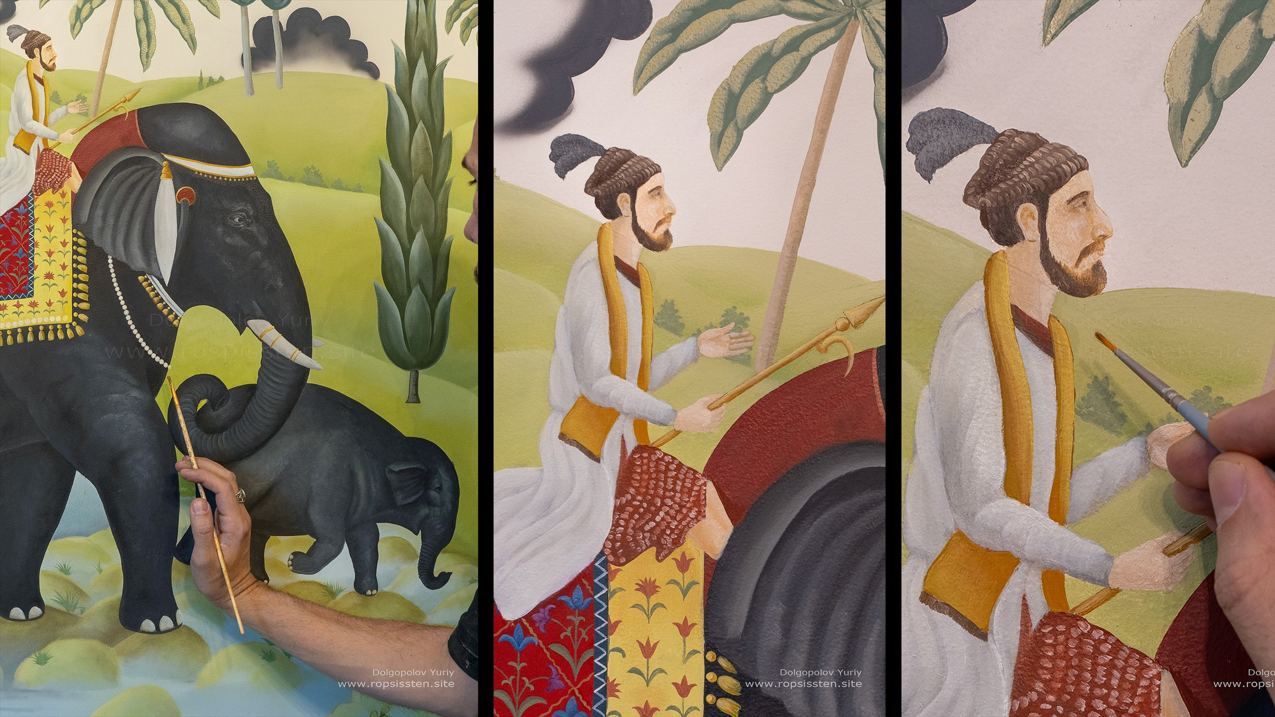 роспись стен мурал