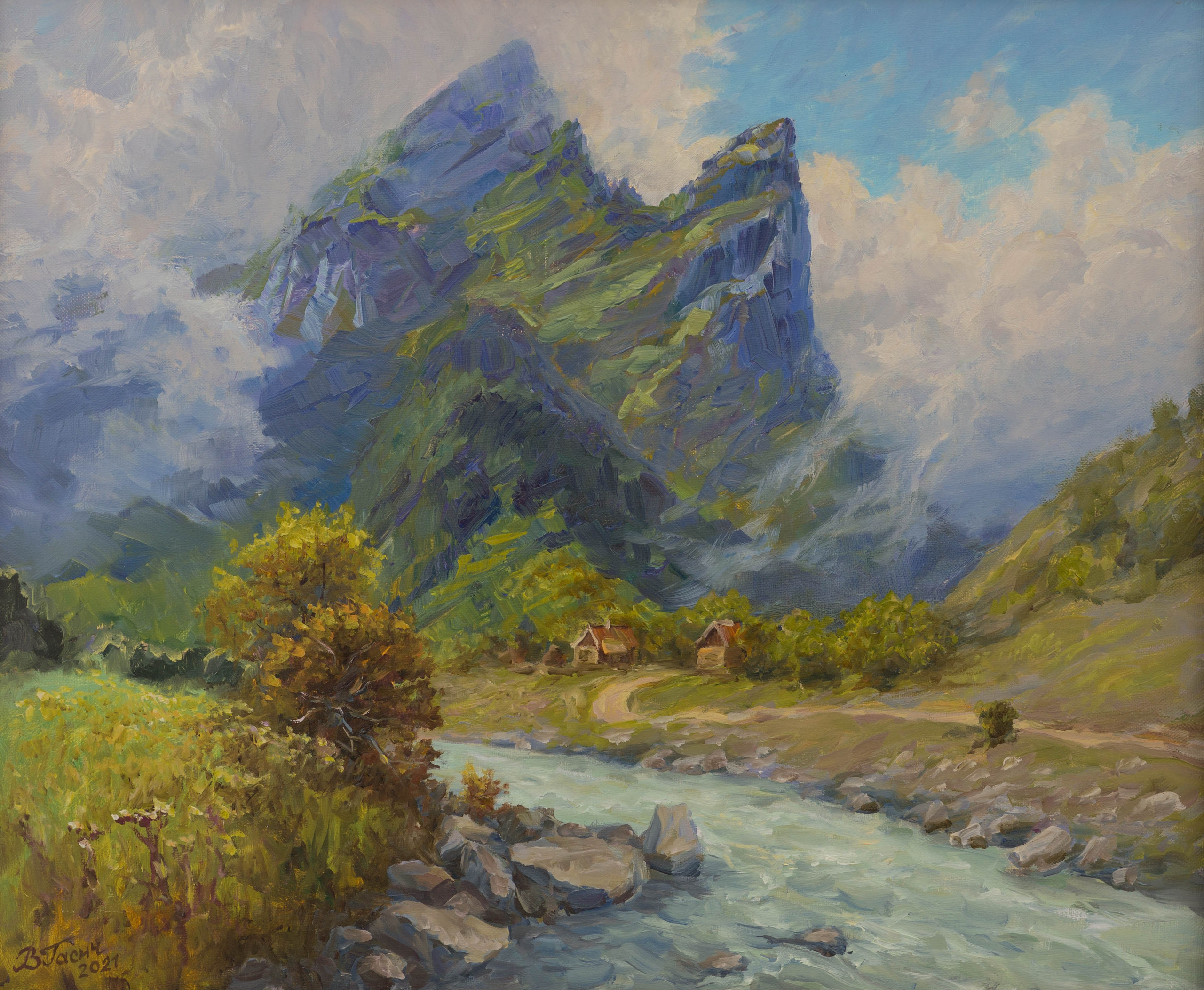 Пейзаж / Landscape. Художник Василий Гасич