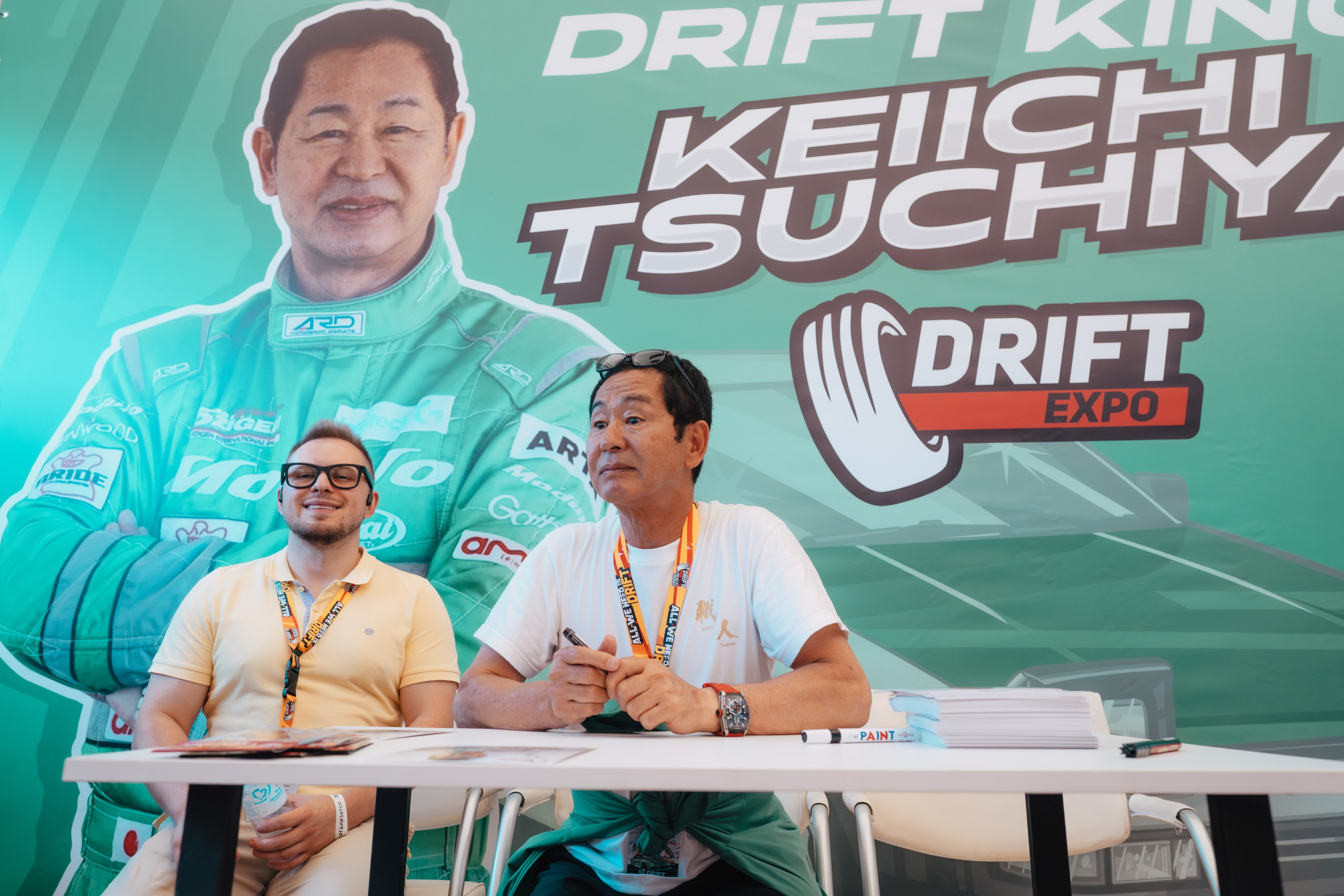 Drift Expo Кэйити Тсучия и Takayama 2026 мячково. DeLorein