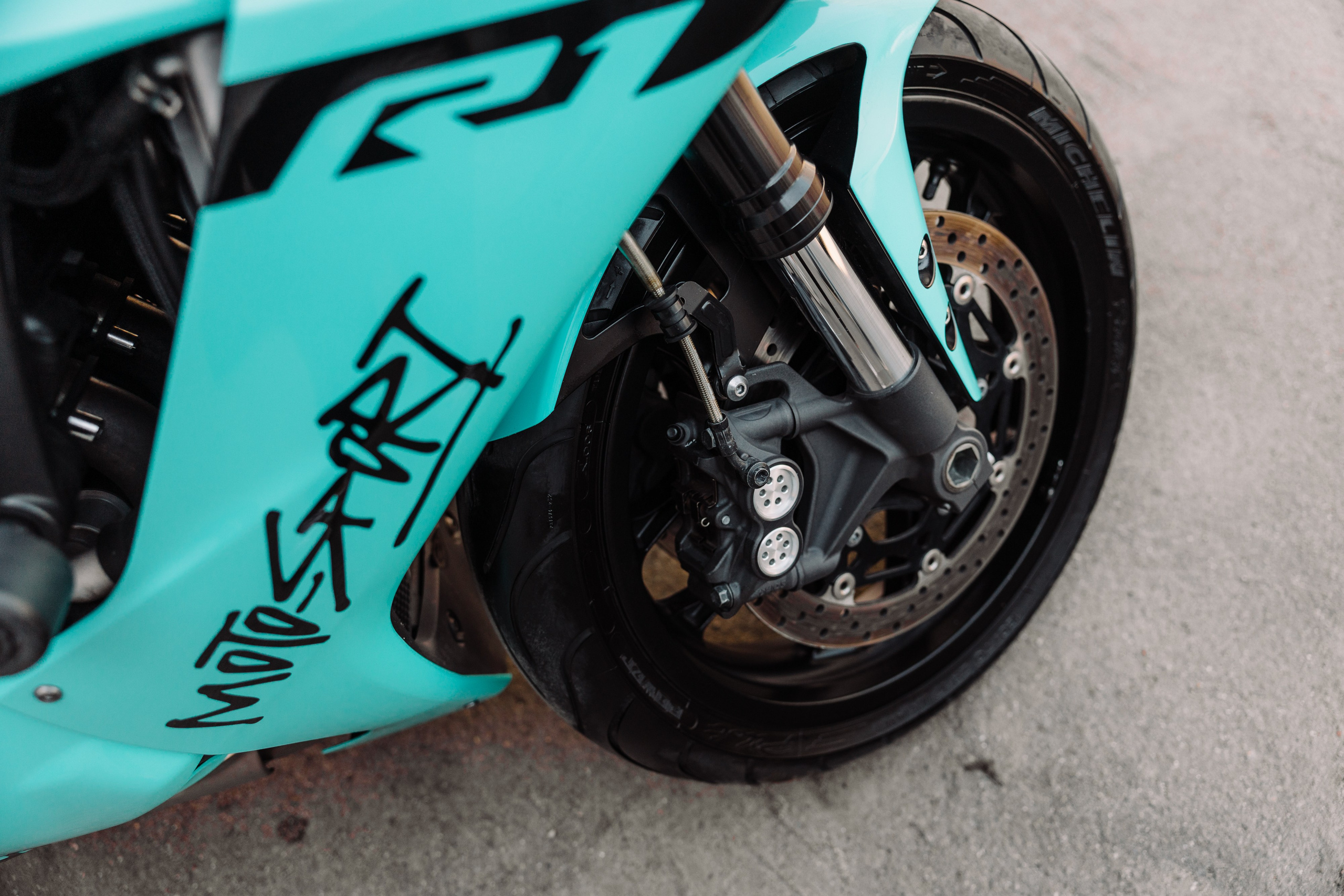 Мотоцикл Yamaha Yzf-R1 Tiffany. DeLorein
