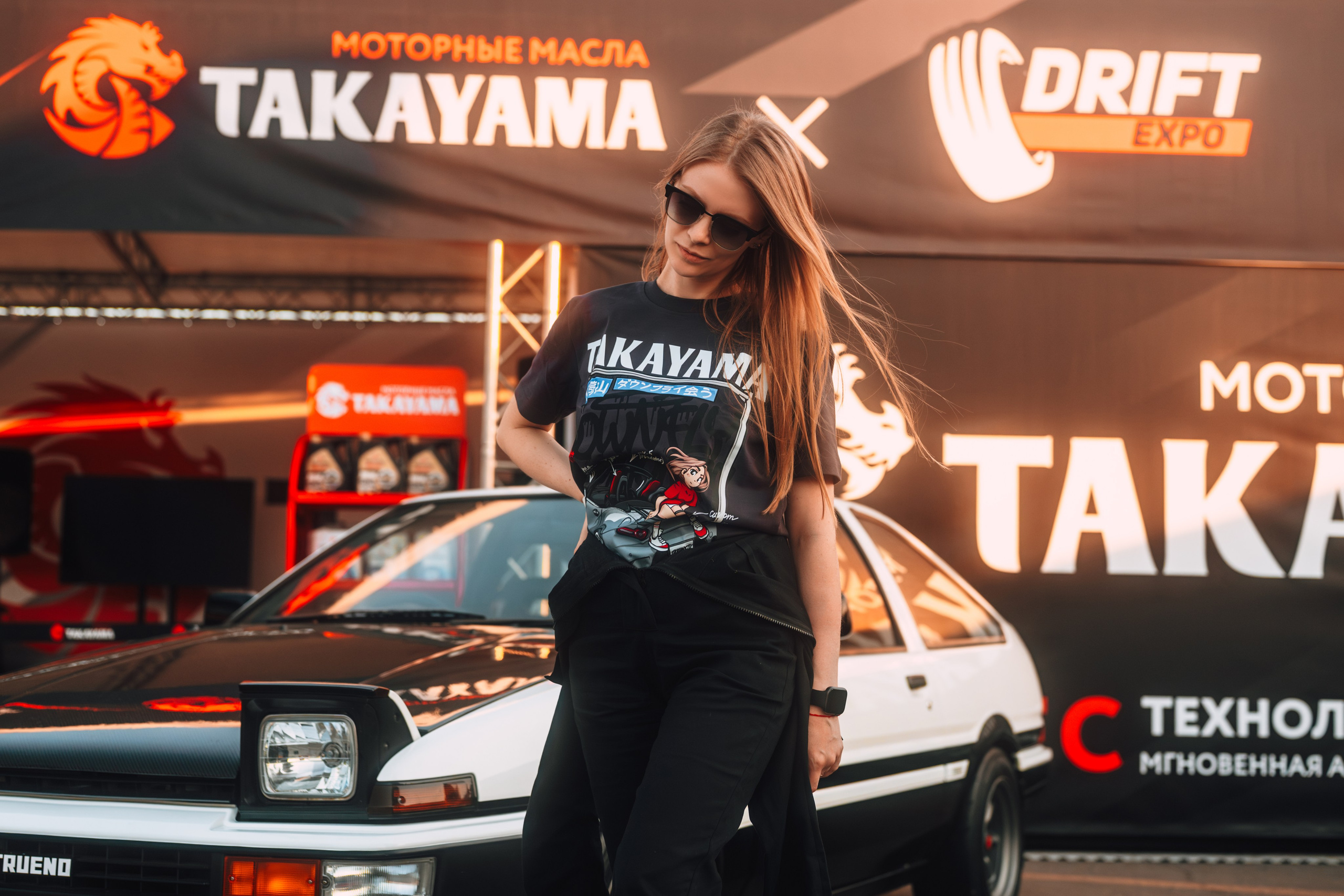 Drift Expo Кэйити Тсучия и Takayama 2026 мячково. DeLorein