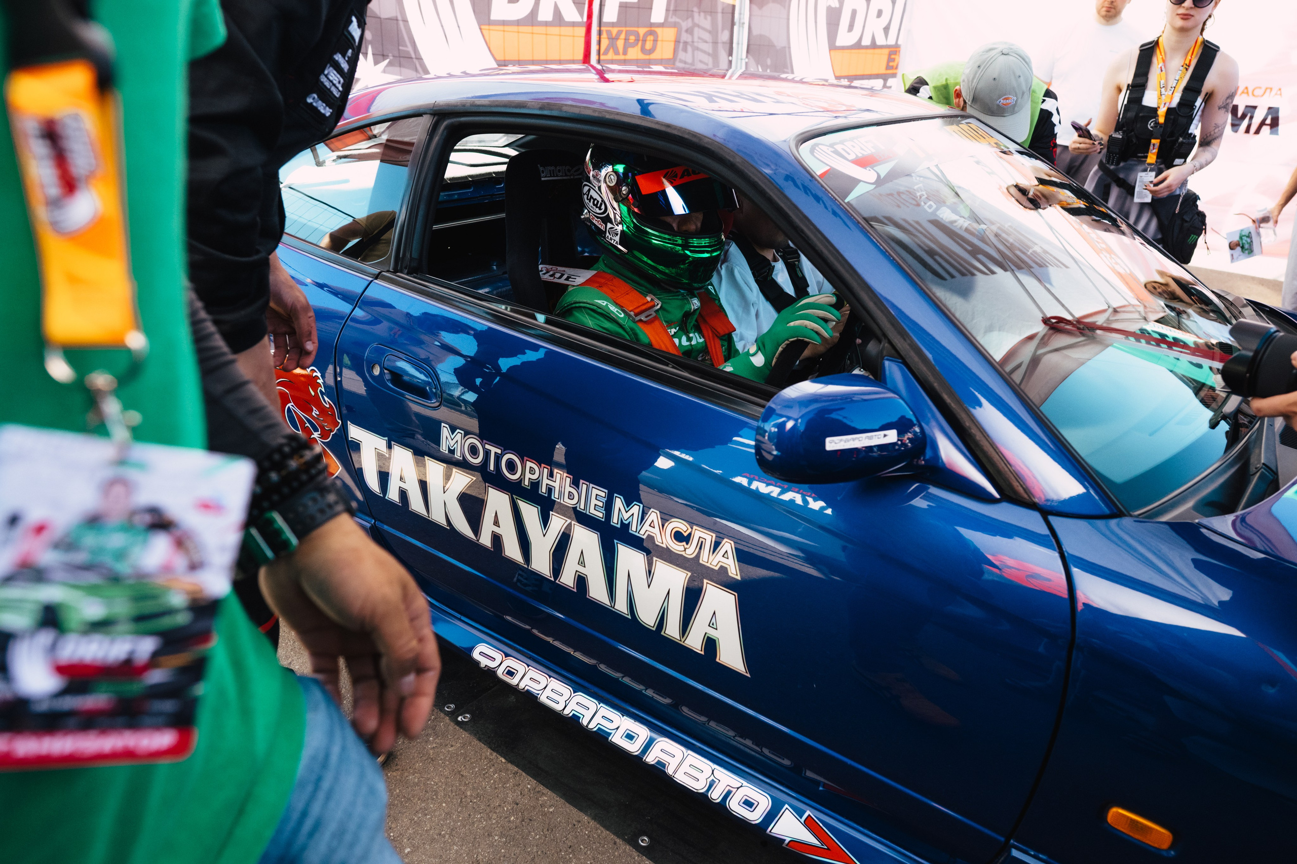 Drift Expo Кэйити Тсучия и Takayama 2026 мячково. DeLorein