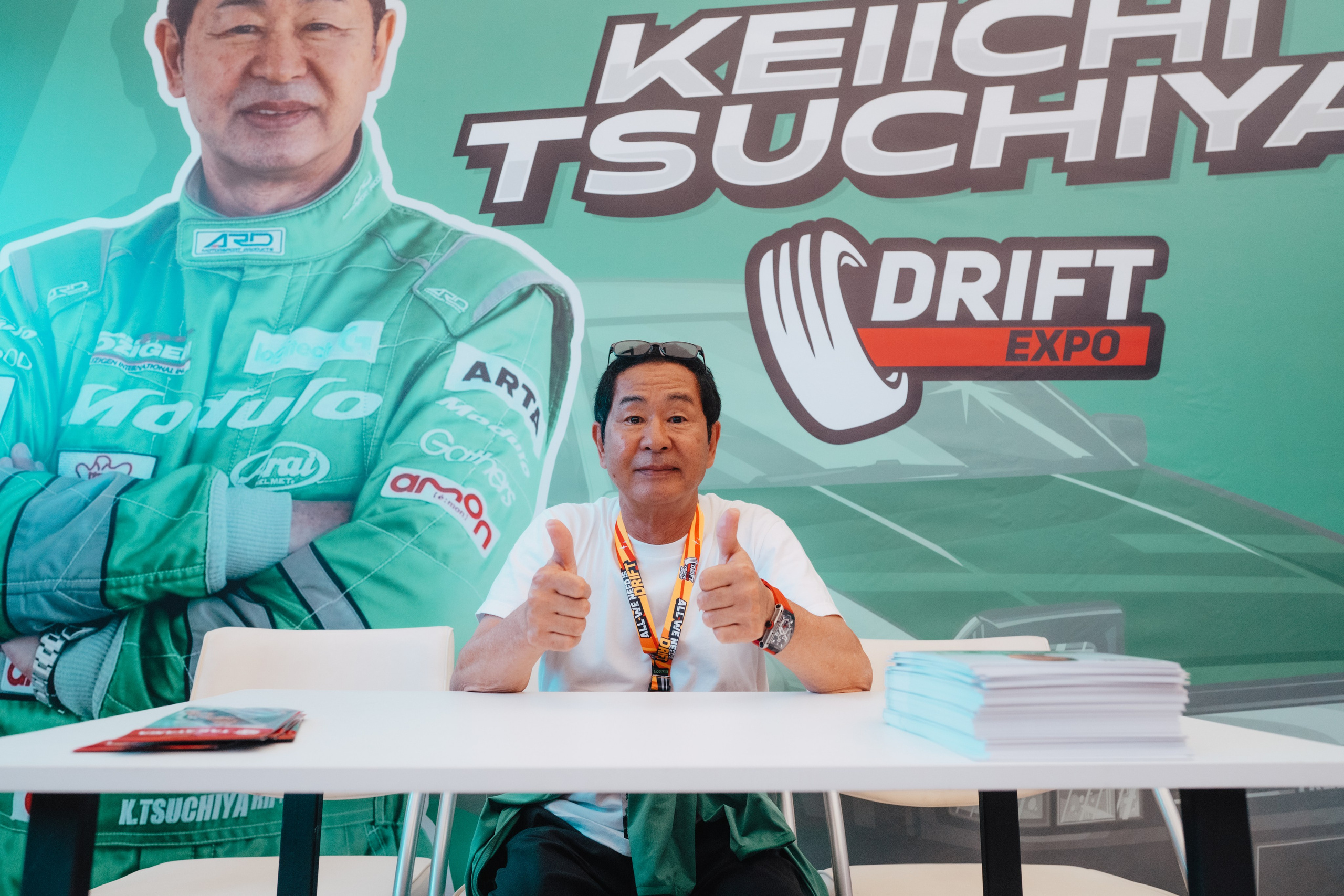 Drift Expo Кэйити Тсучия и Takayama 2026 мячково. DeLorein