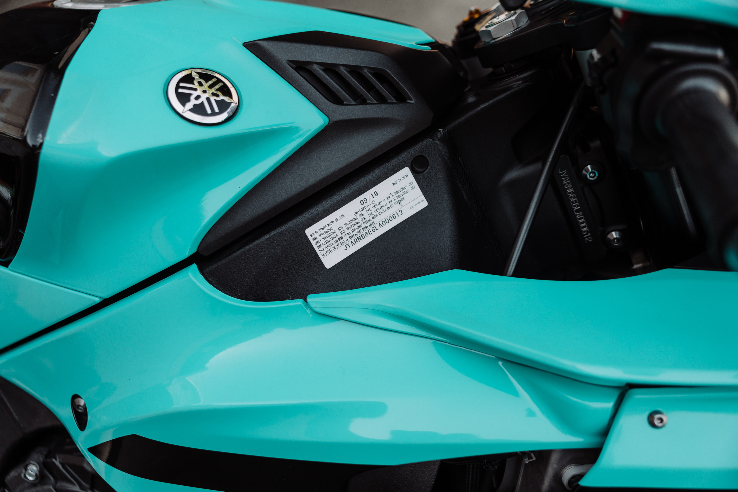 Мотоцикл Yamaha Yzf-R1 Tiffany. DeLorein