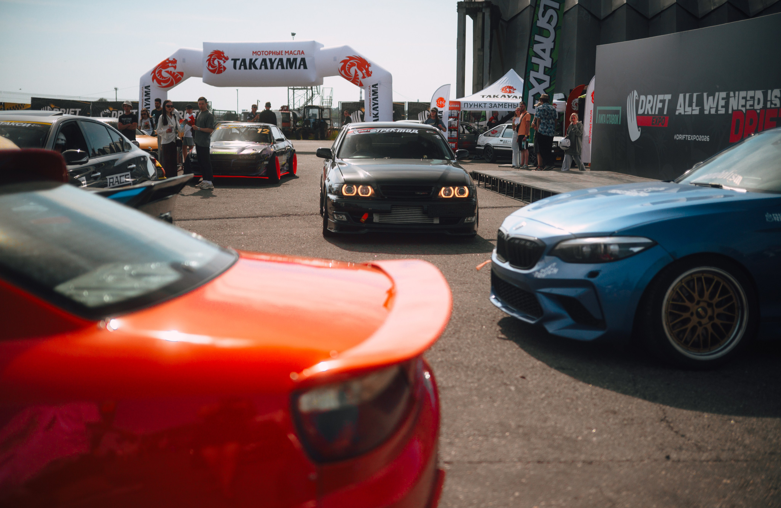 Drift Expo Кэйити Тсучия и Takayama 2026 мячково. DeLorein