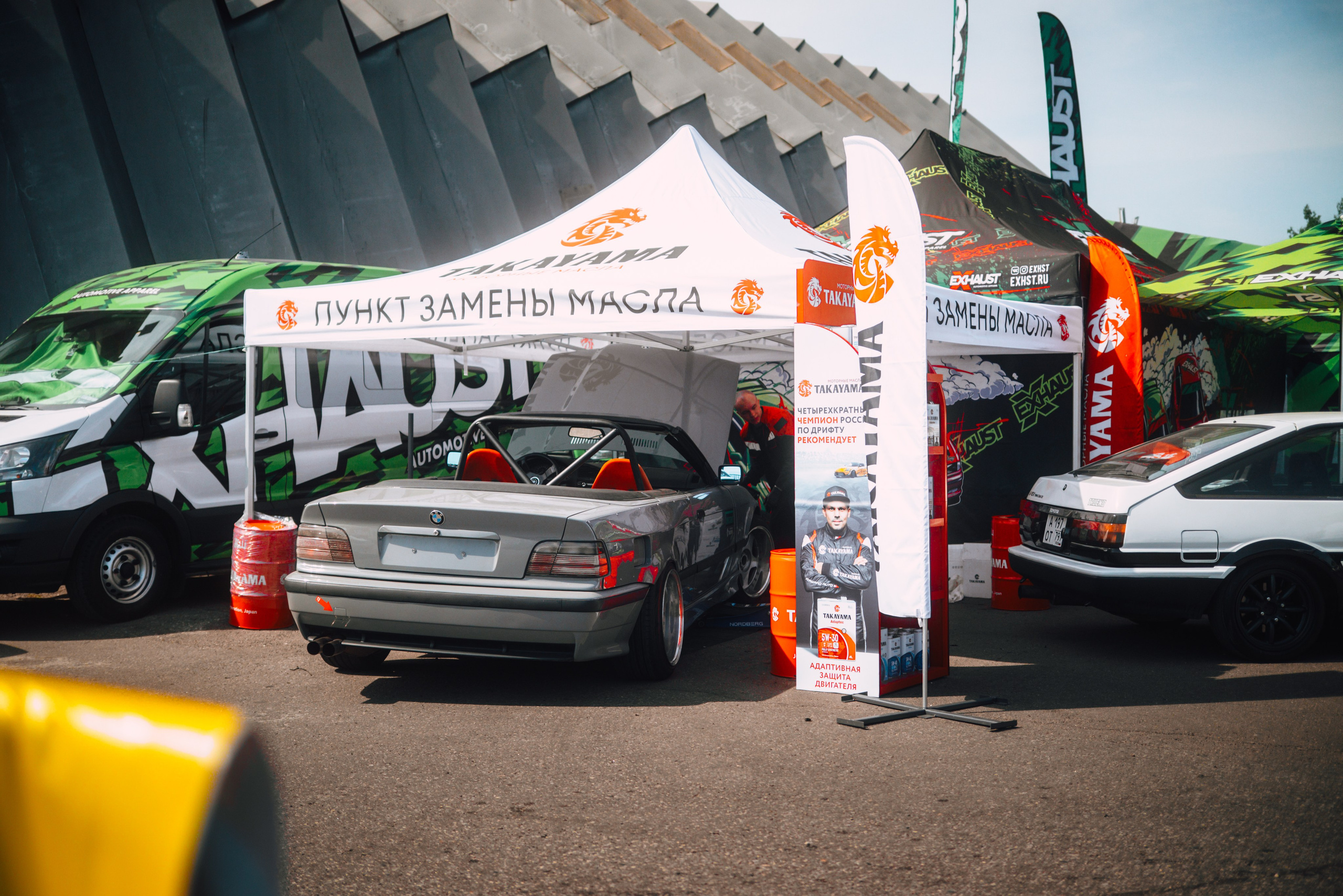 Drift Expo Кэйити Тсучия и Takayama 2026 мячково. DeLorein