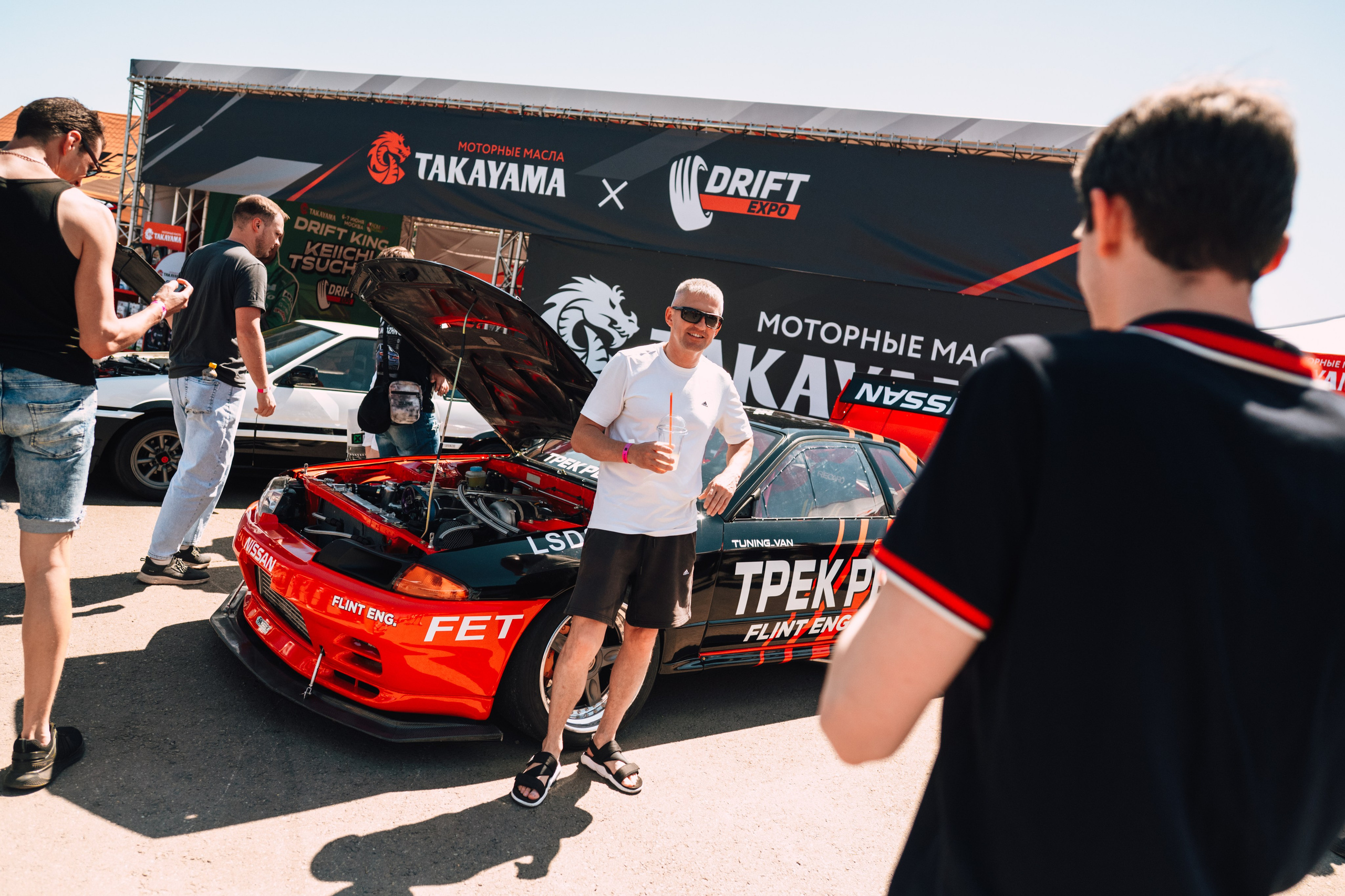 Drift Expo Кэйити Тсучия и Takayama 2026 мячково. DeLorein
