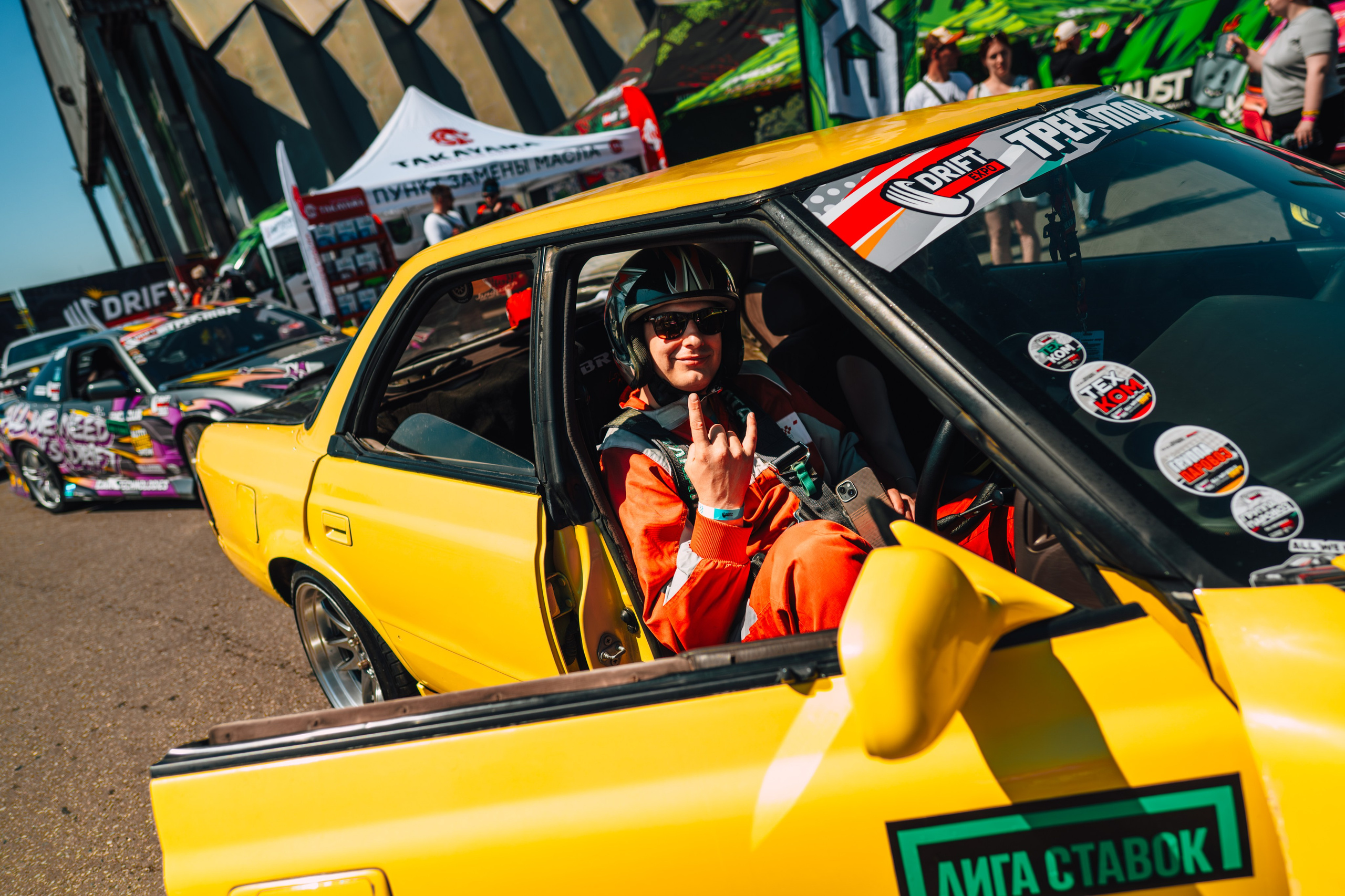 Drift Expo Кэйити Тсучия и Takayama 2026 мячково. DeLorein