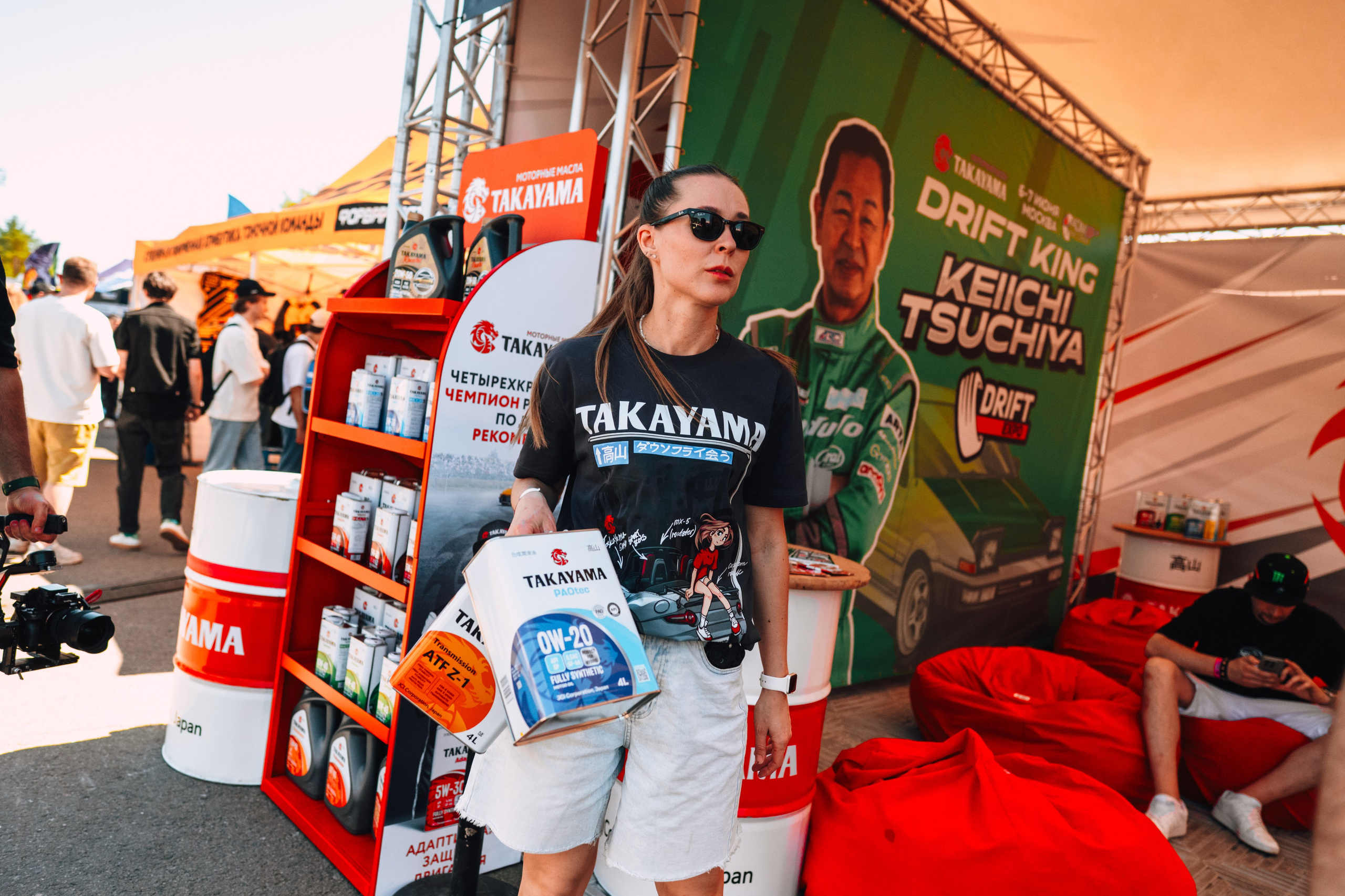 Drift Expo Кэйити Тсучия и Takayama 2026 мячково. DeLorein