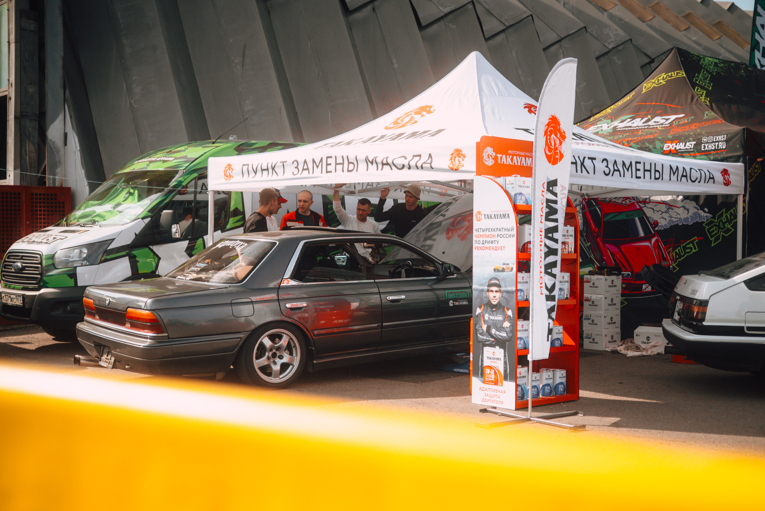 Drift Expo Кэйити Тсучия и Takayama 2026 мячково. DeLorein