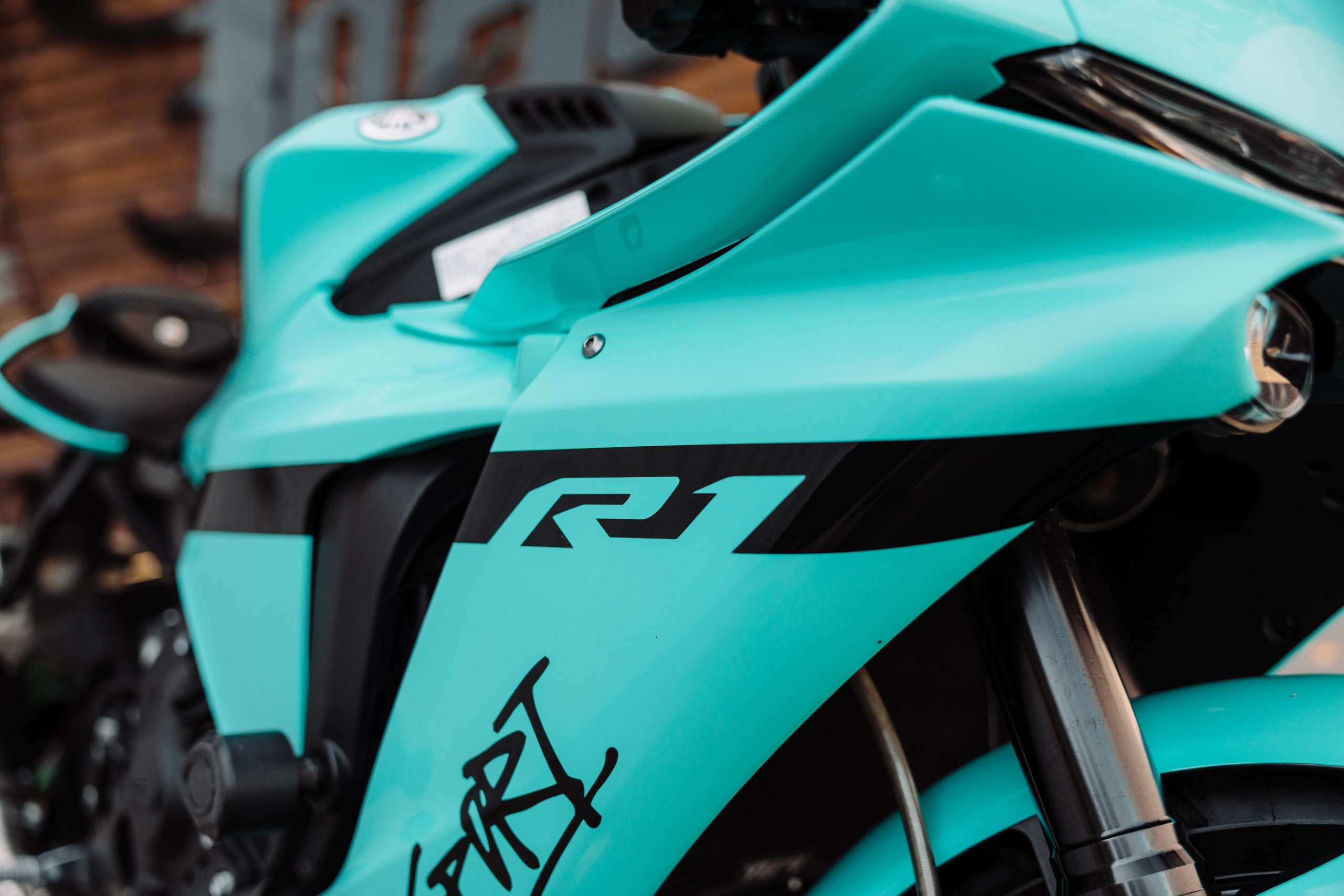 Мотоцикл Yamaha Yzf-R1 Tiffany. DeLorein
