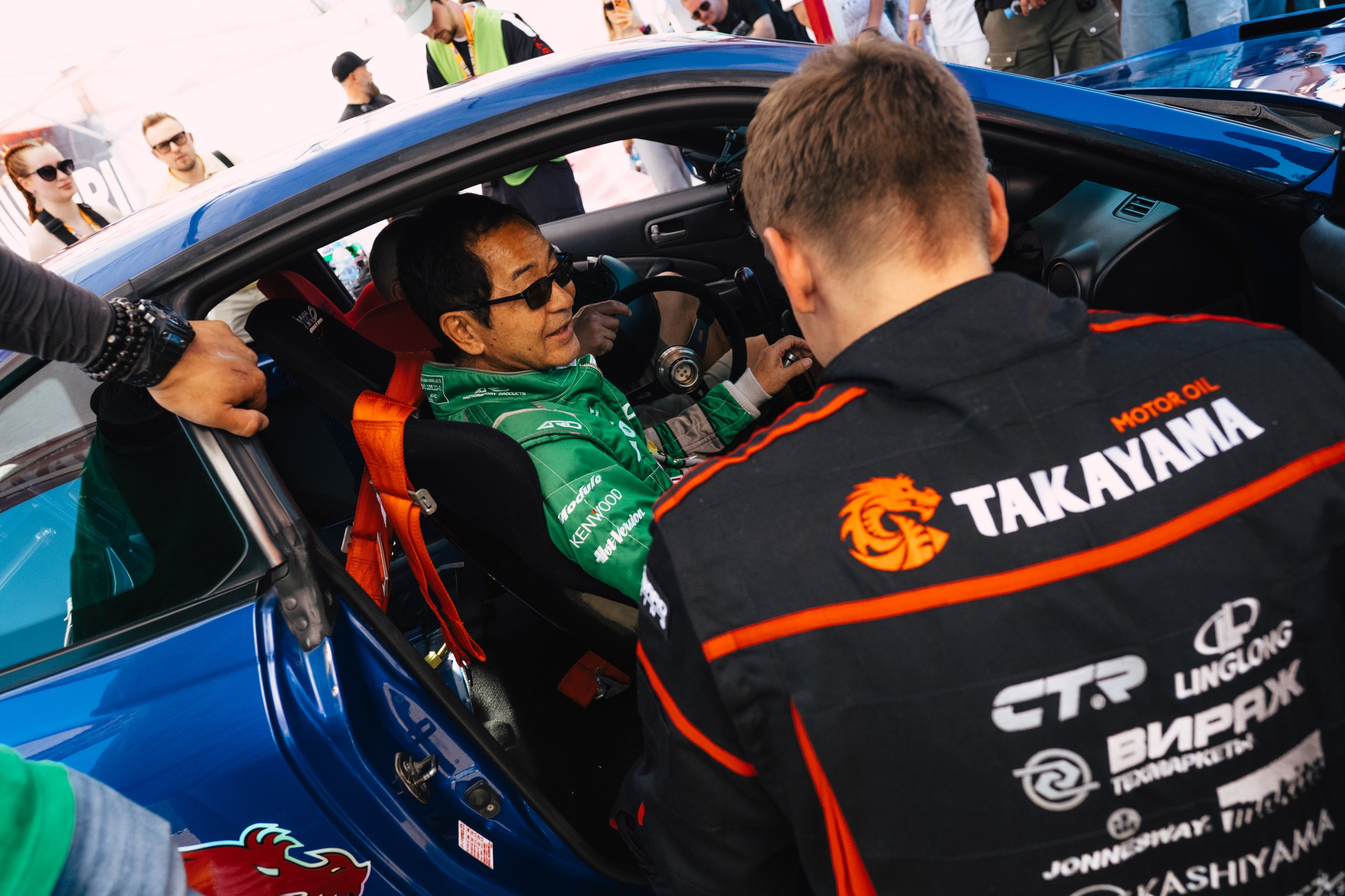 Drift Expo Кэйити Тсучия и Takayama 2026 мячково. DeLorein