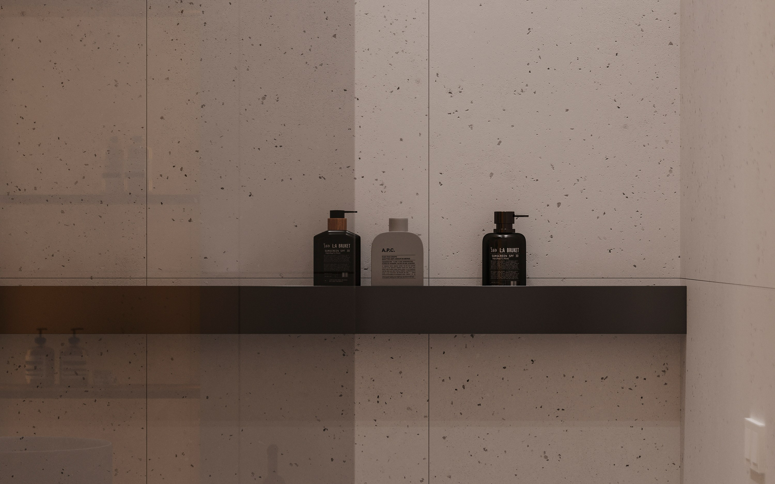 CONCRETE | DESIGNER ANNE KIREEVA. Interior Visualization by Valerie Stetyukevich