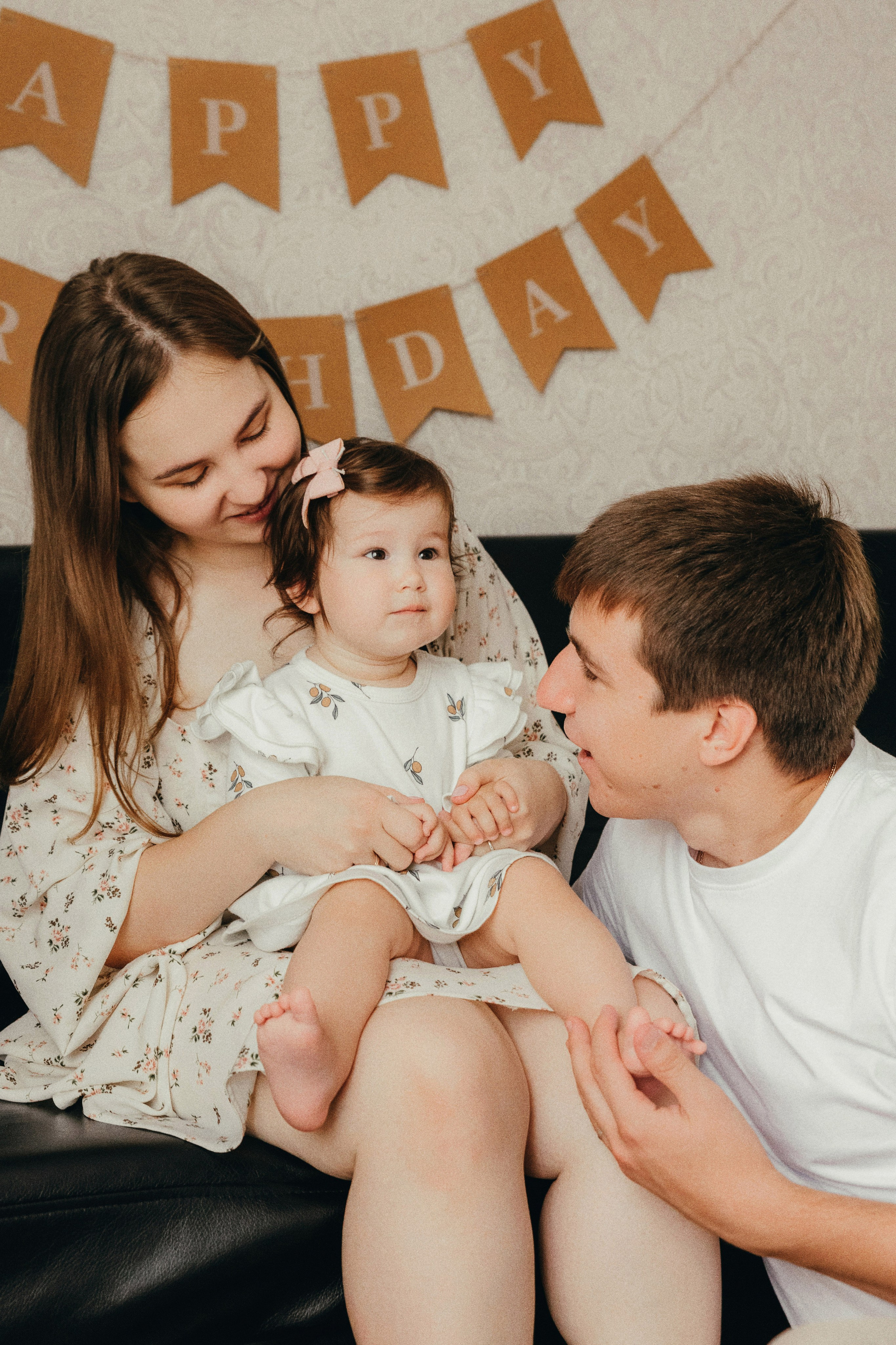 Андрей, Катя и Лера. Семейный фотограф • Домашние съемки в Нижнем Новгороде