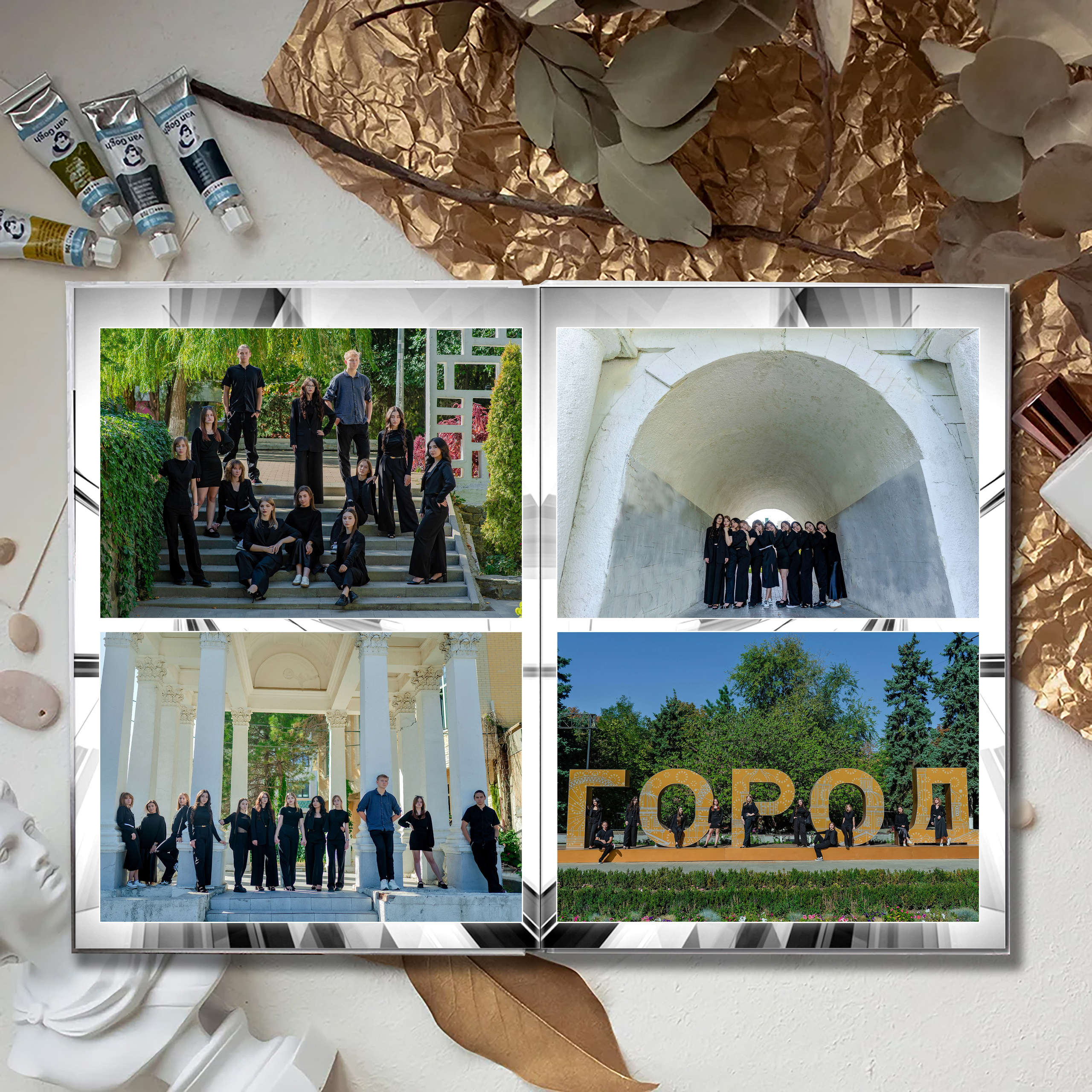 Выпускной альбом для выпускников школы (Дизайн № 212). Современные Выпускные Альбомы в Ростове-на-Дону