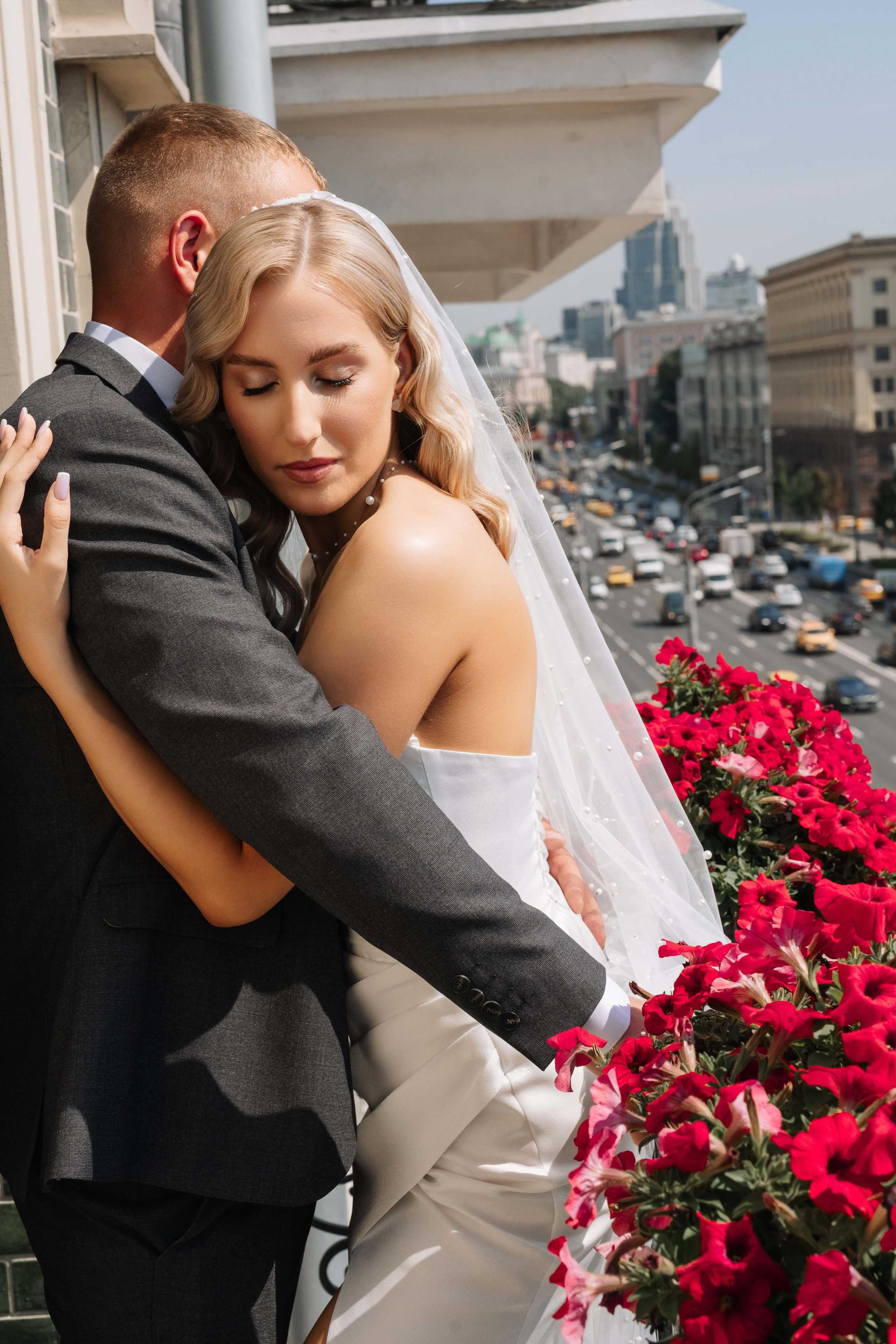 Свадебная фотосессия в Москве, регистрация в Кутузовском ЗАГСе Москва. Свадебный фотограф в Москве Анна Полушина