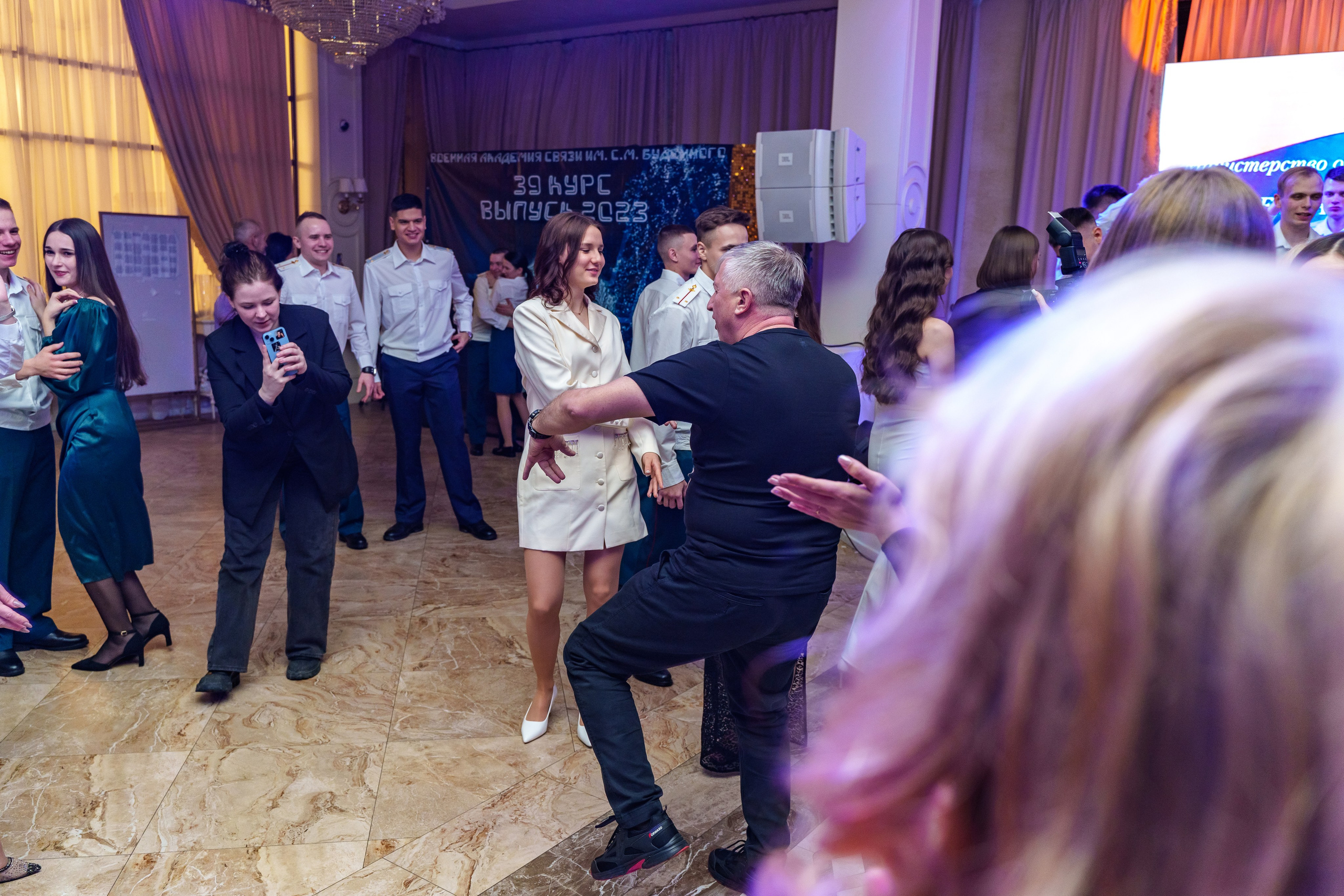 Фотосъемка выпуска военной академии и вручение дипломов