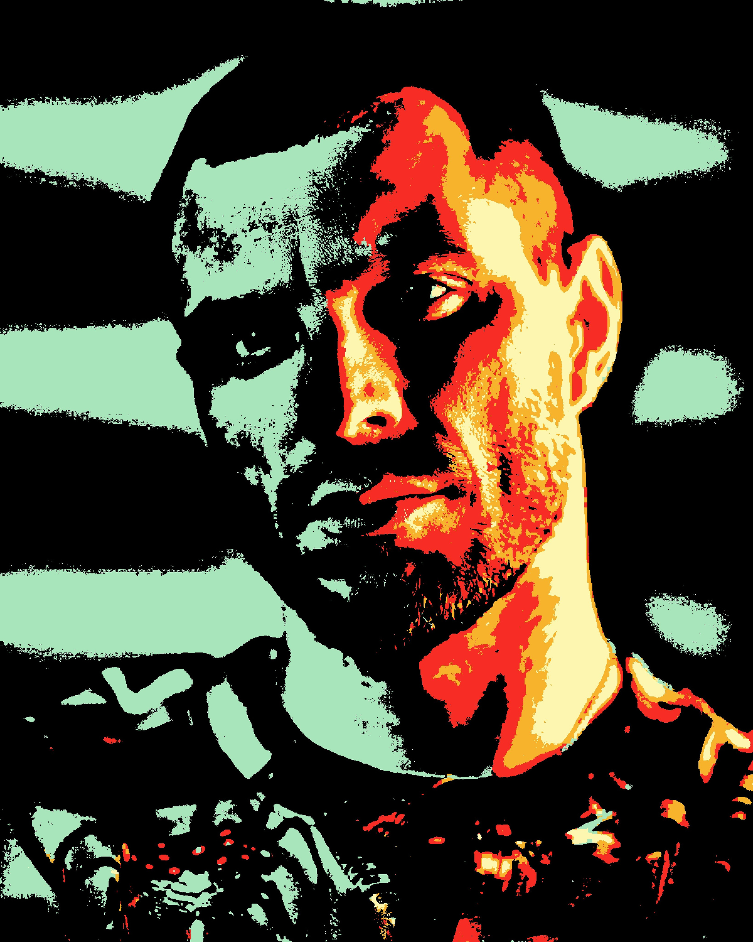 Женя Чащихин. Визуальный арт пиксельный художник Василь Пиксель