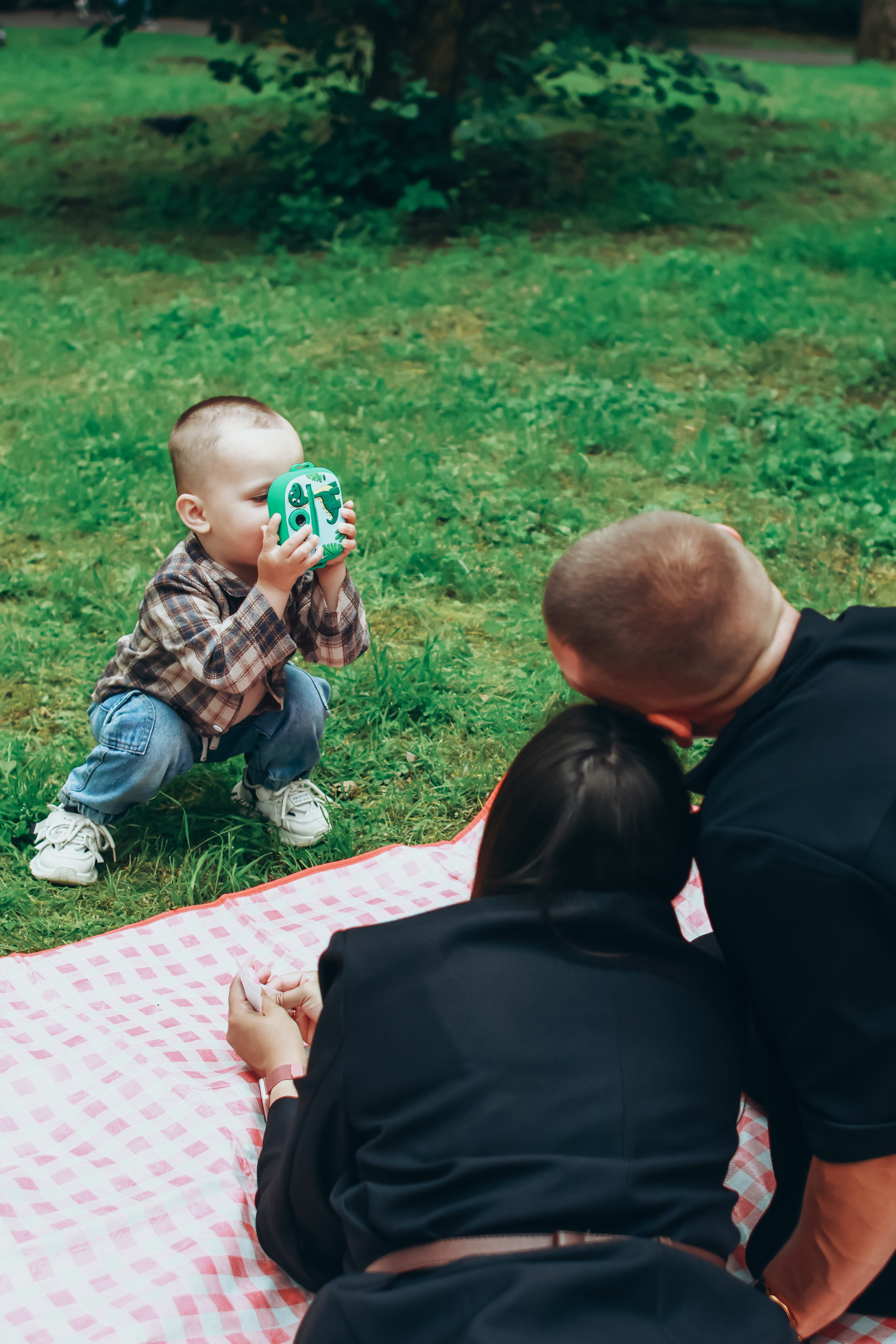 Семейная фотосессия в летнем парке, Екатеринбург. Фотограф в Екатеринбурге Пойгина Елена
