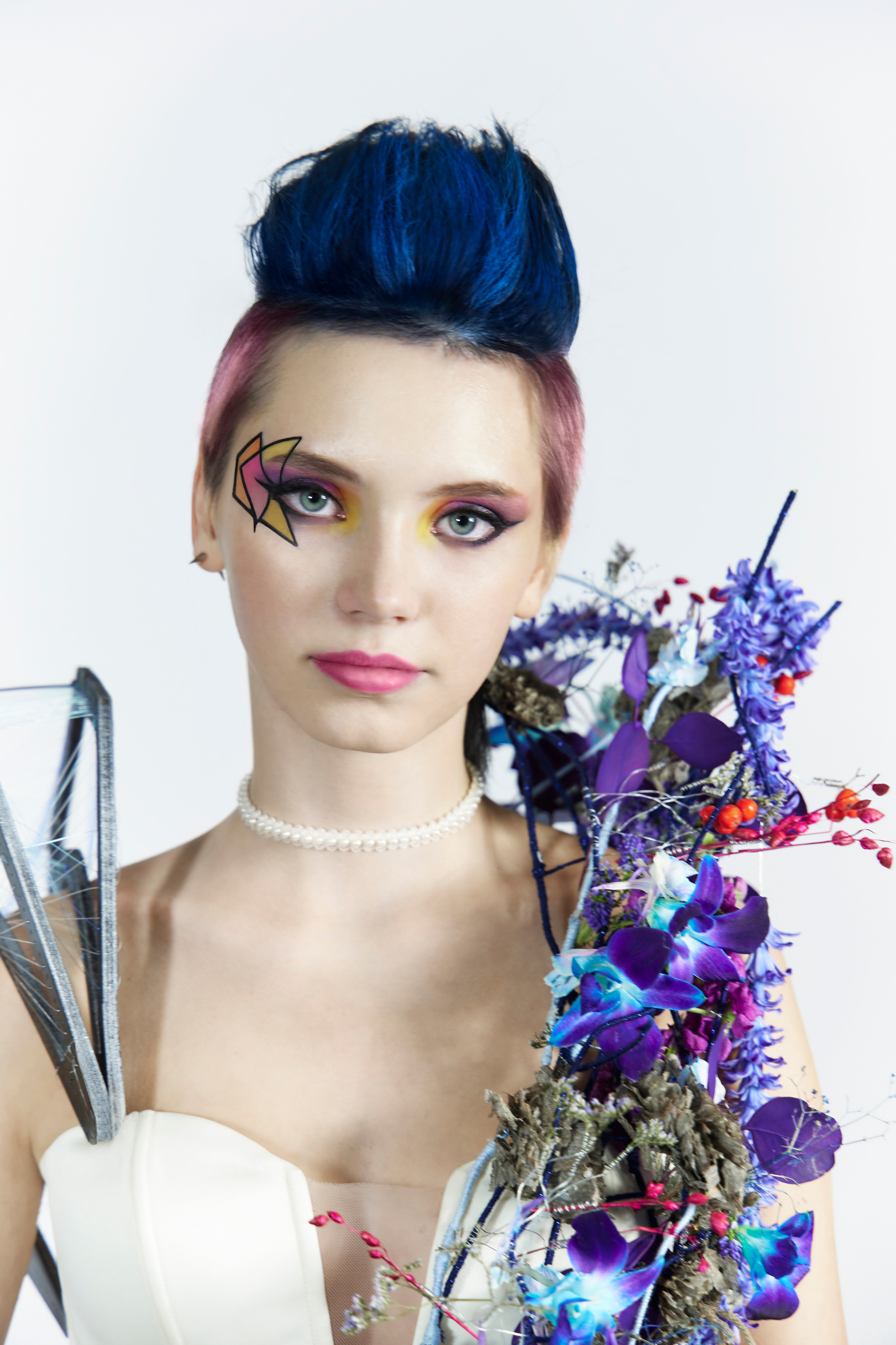 For Nina Romanova floral designer, flower dress. Maria Poleshchuk, commercial photographer in Sydney