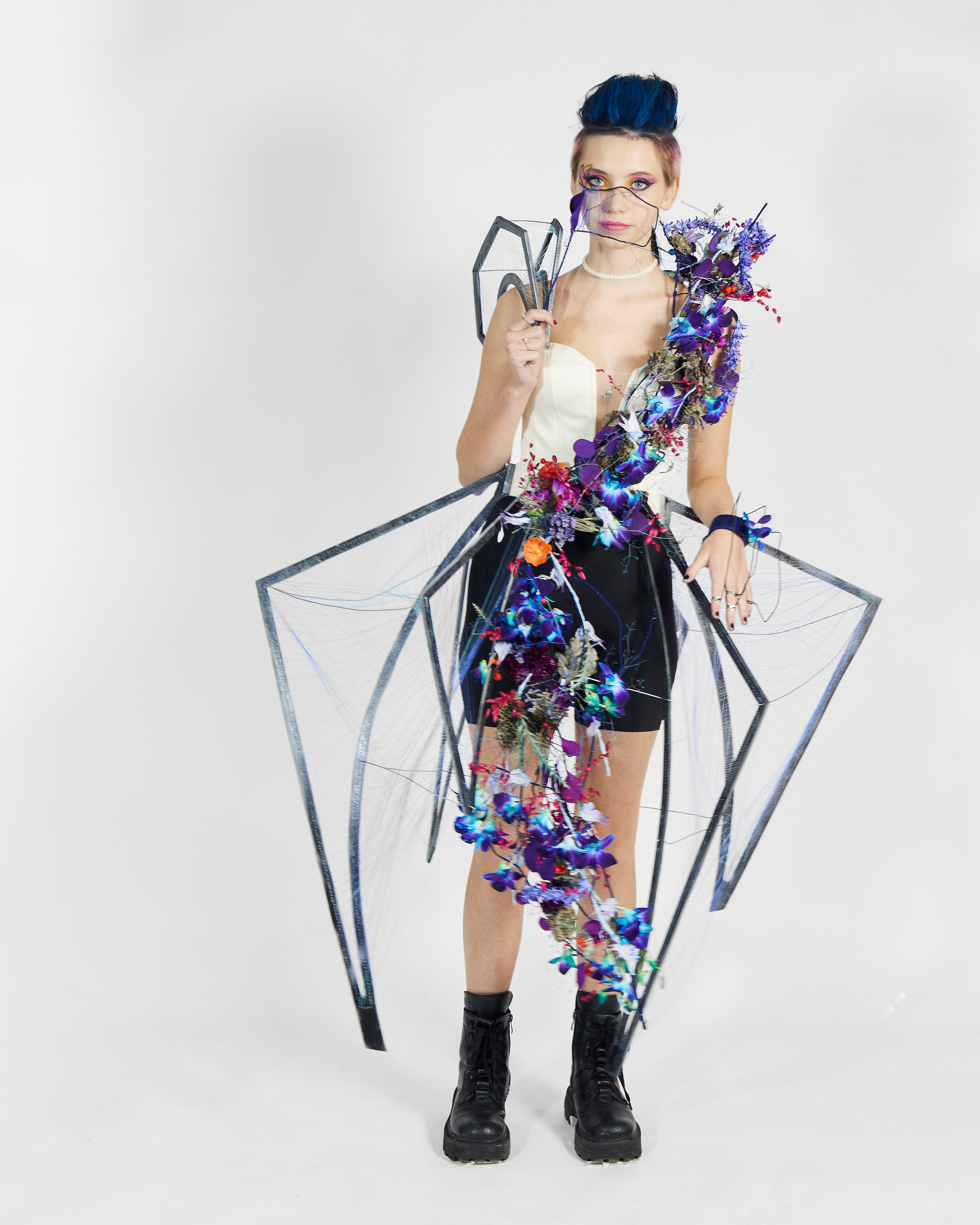 For Nina Romanova floral designer, flower dress. Maria Poleshchuk, commercial photographer in Sydney