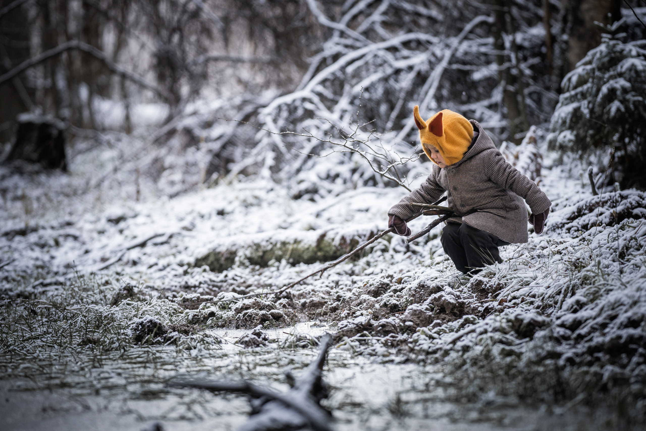 Первый снег. Семейный фотограф Ефремова Виктория