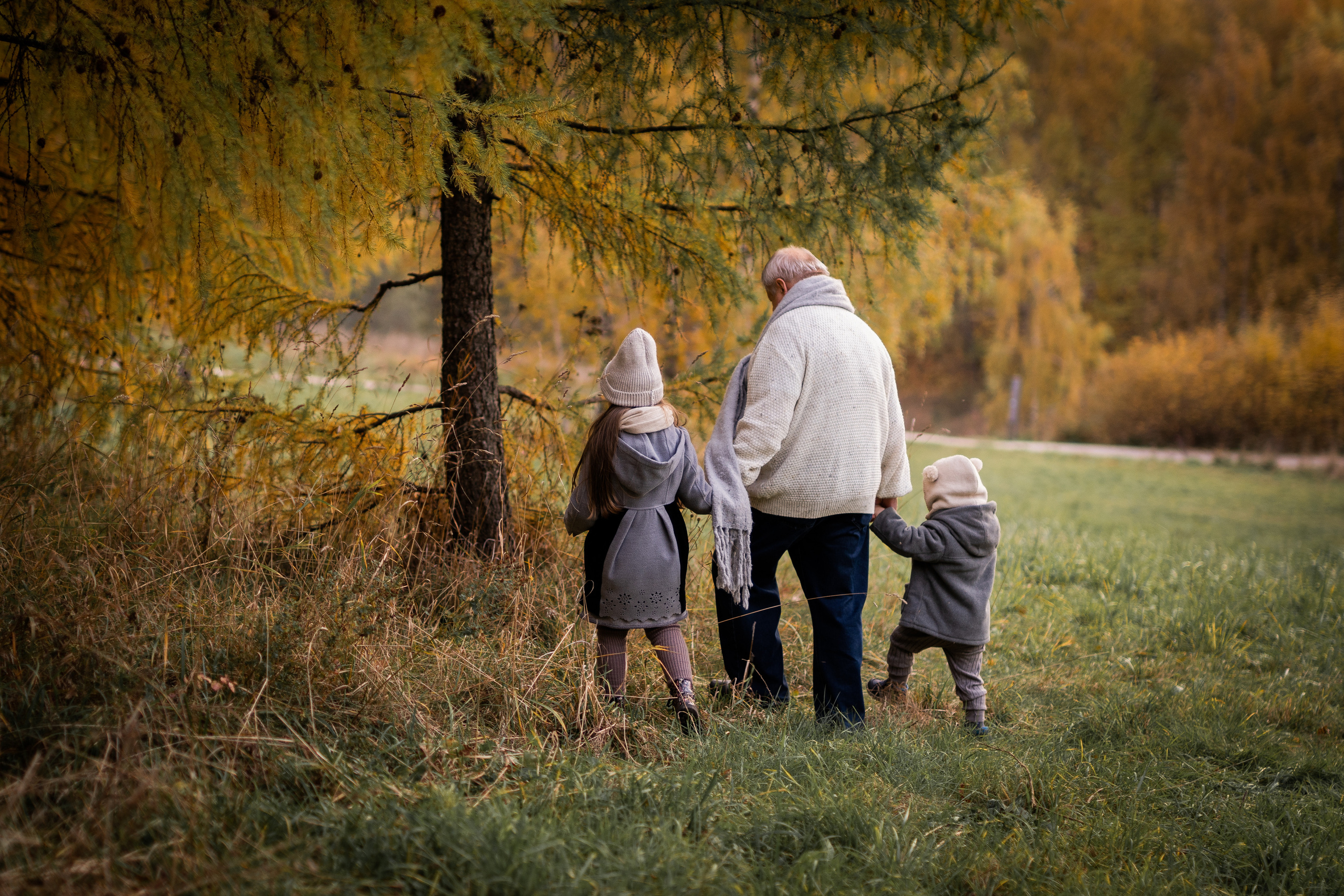 Прогулка с бабушкой и дедушкой. Семейный фотограф Ефремова Виктория