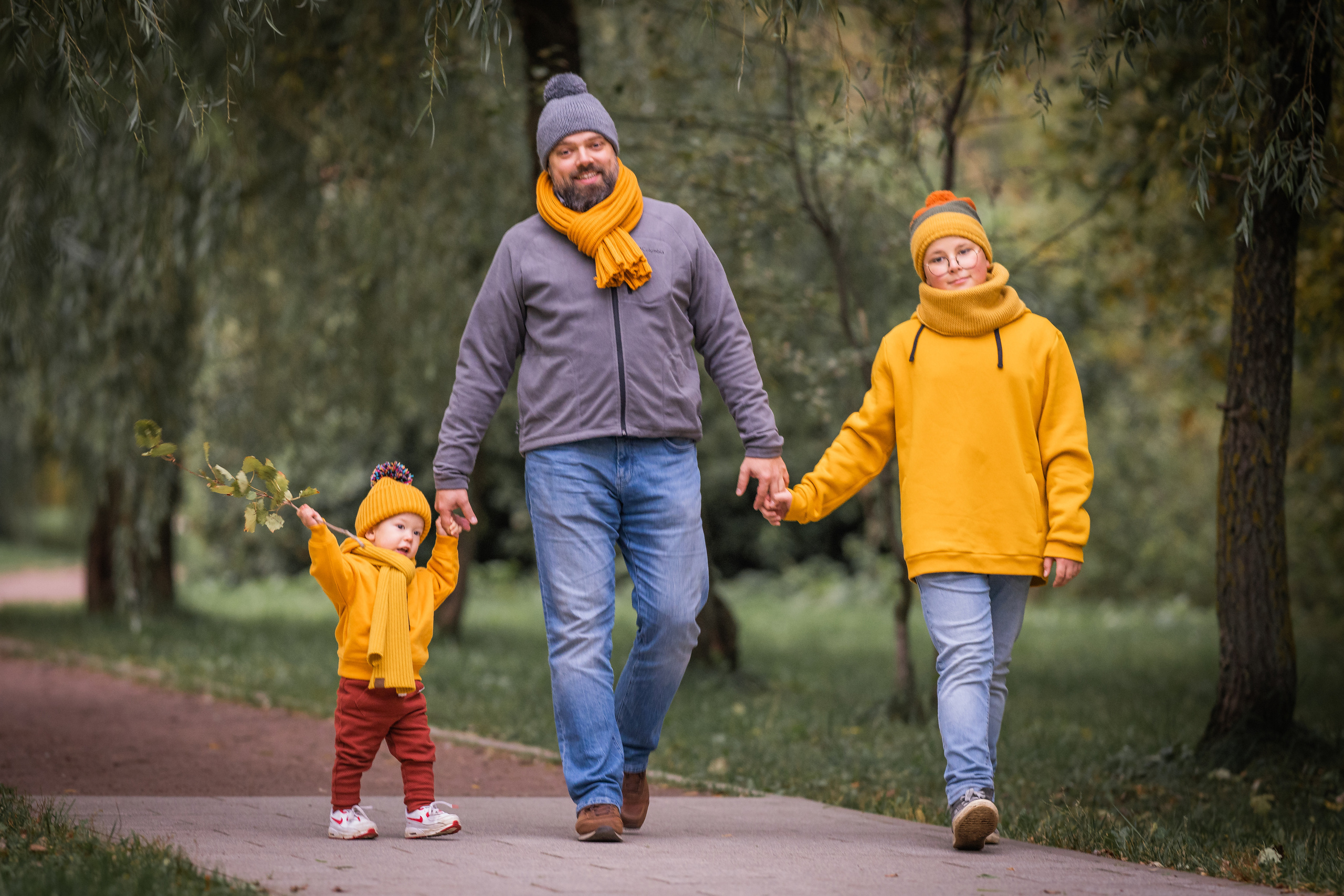 Семейная фотопрогулка в Митинском парке. Семейный фотограф Ефремова Виктория