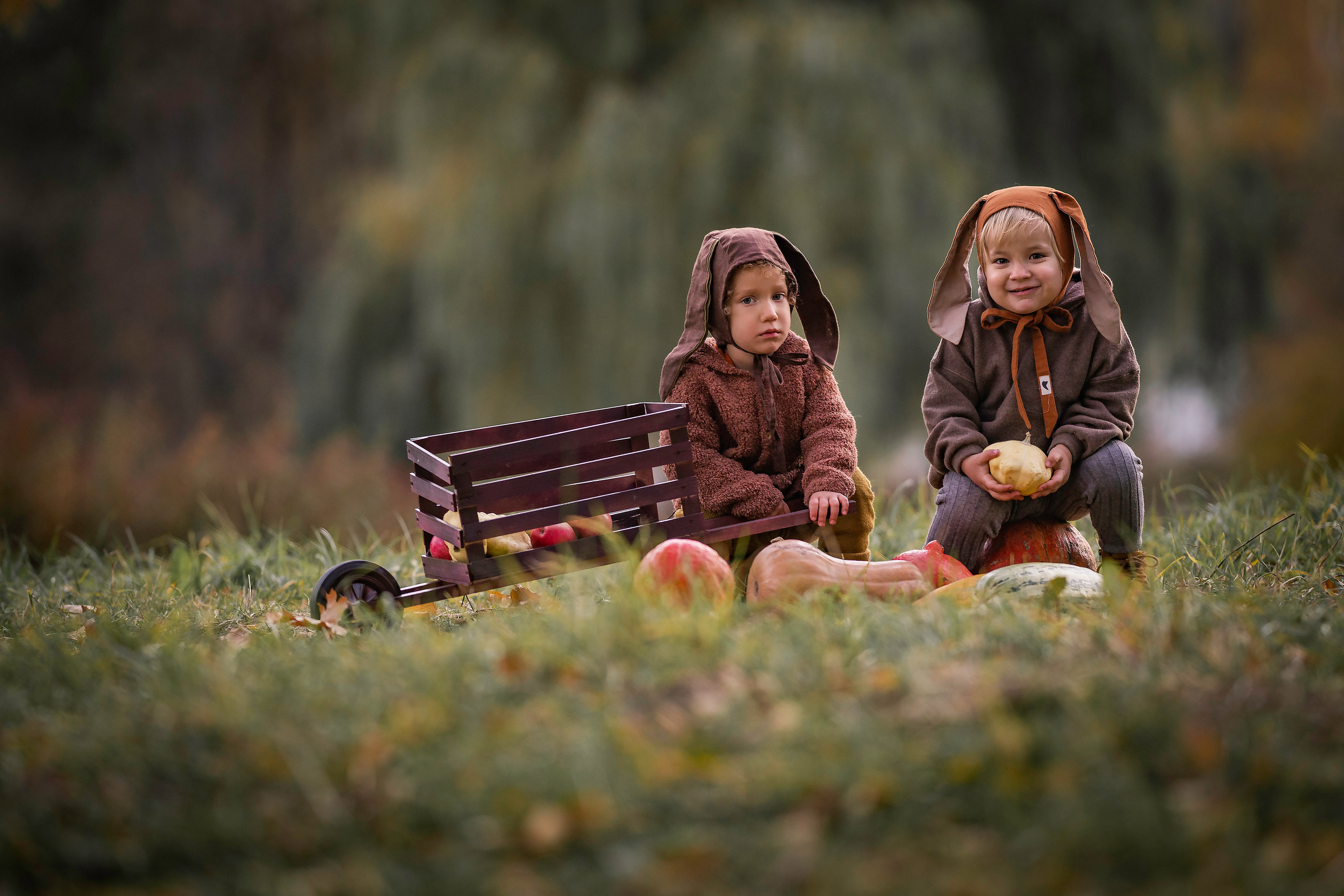 Овощи и малыши. Семейный фотограф Ефремова Виктория