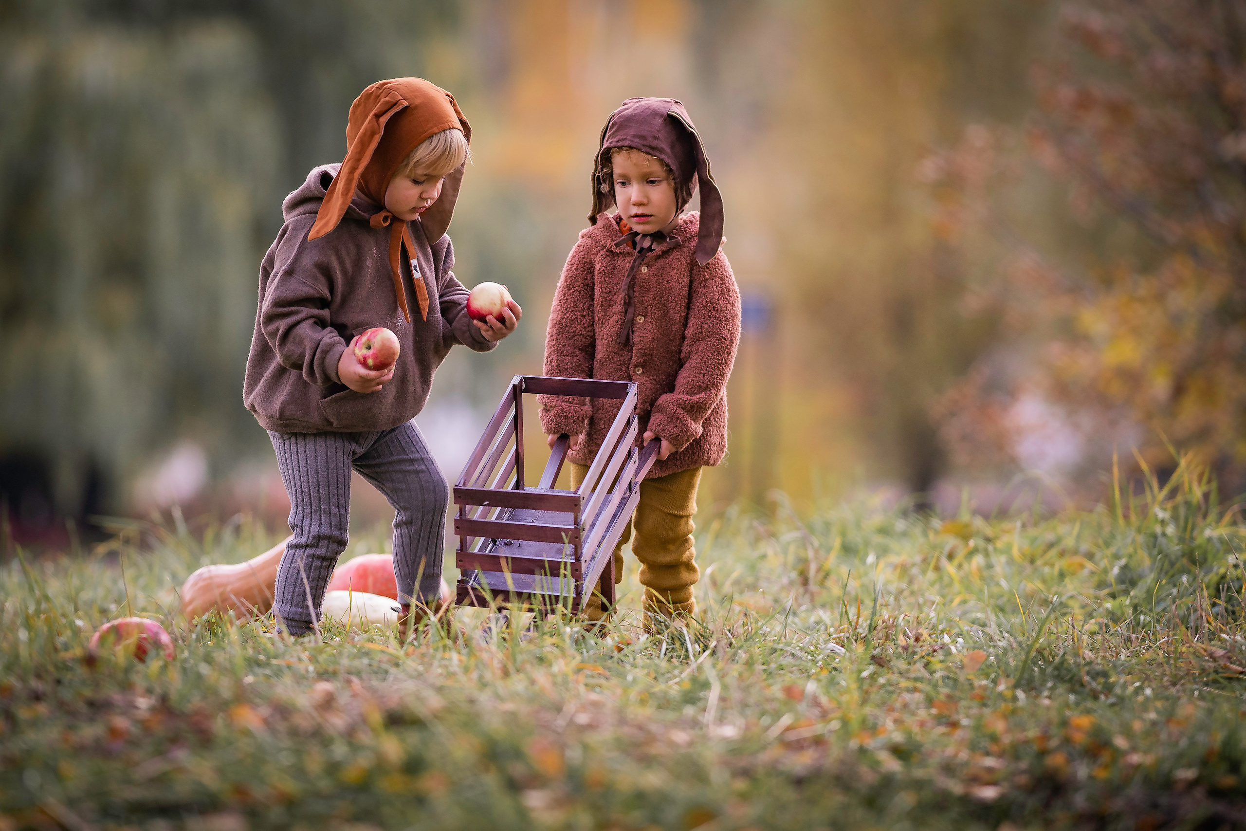 Овощи и малыши. Семейный фотограф Ефремова Виктория