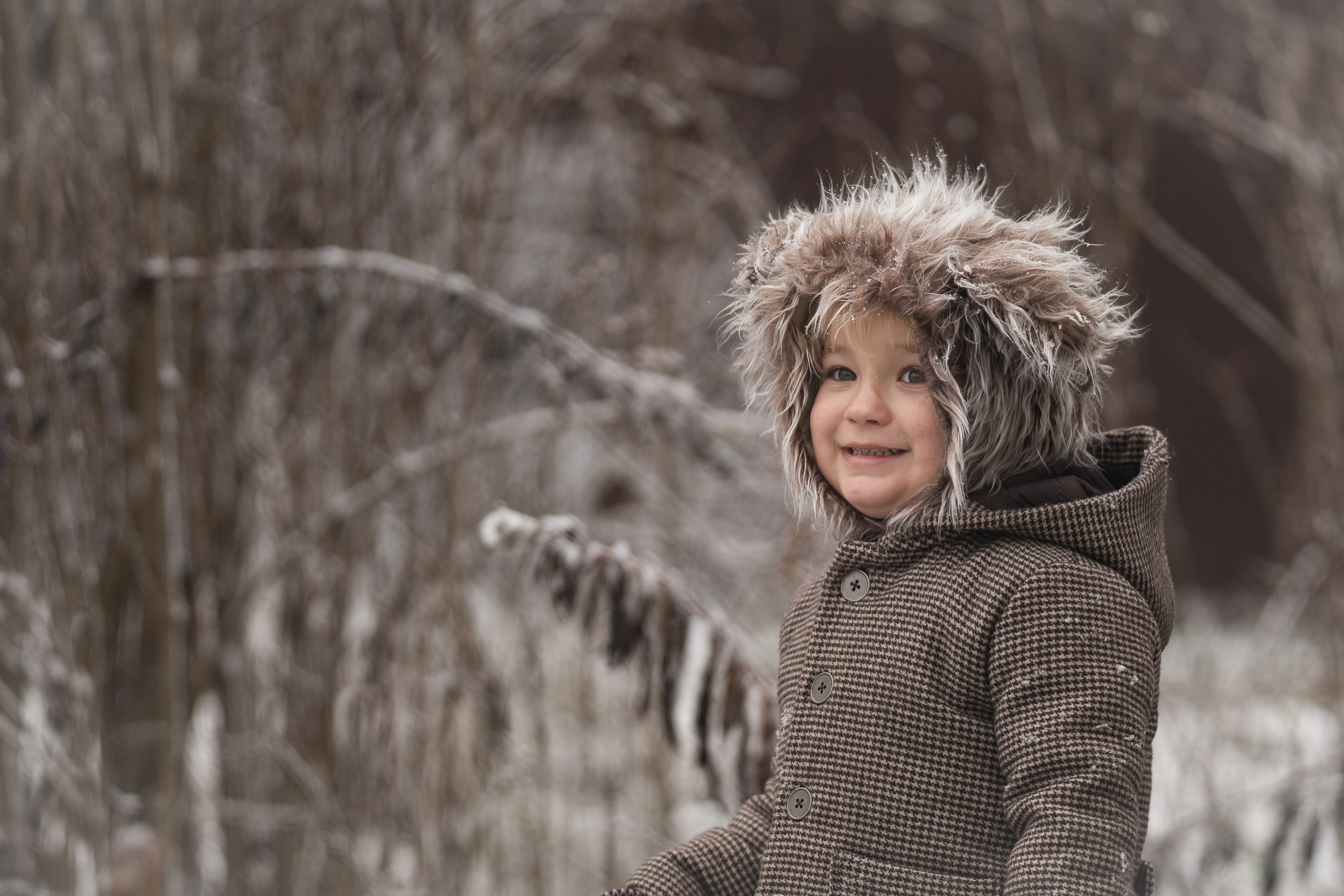 Первый снег. Семейный фотограф Ефремова Виктория