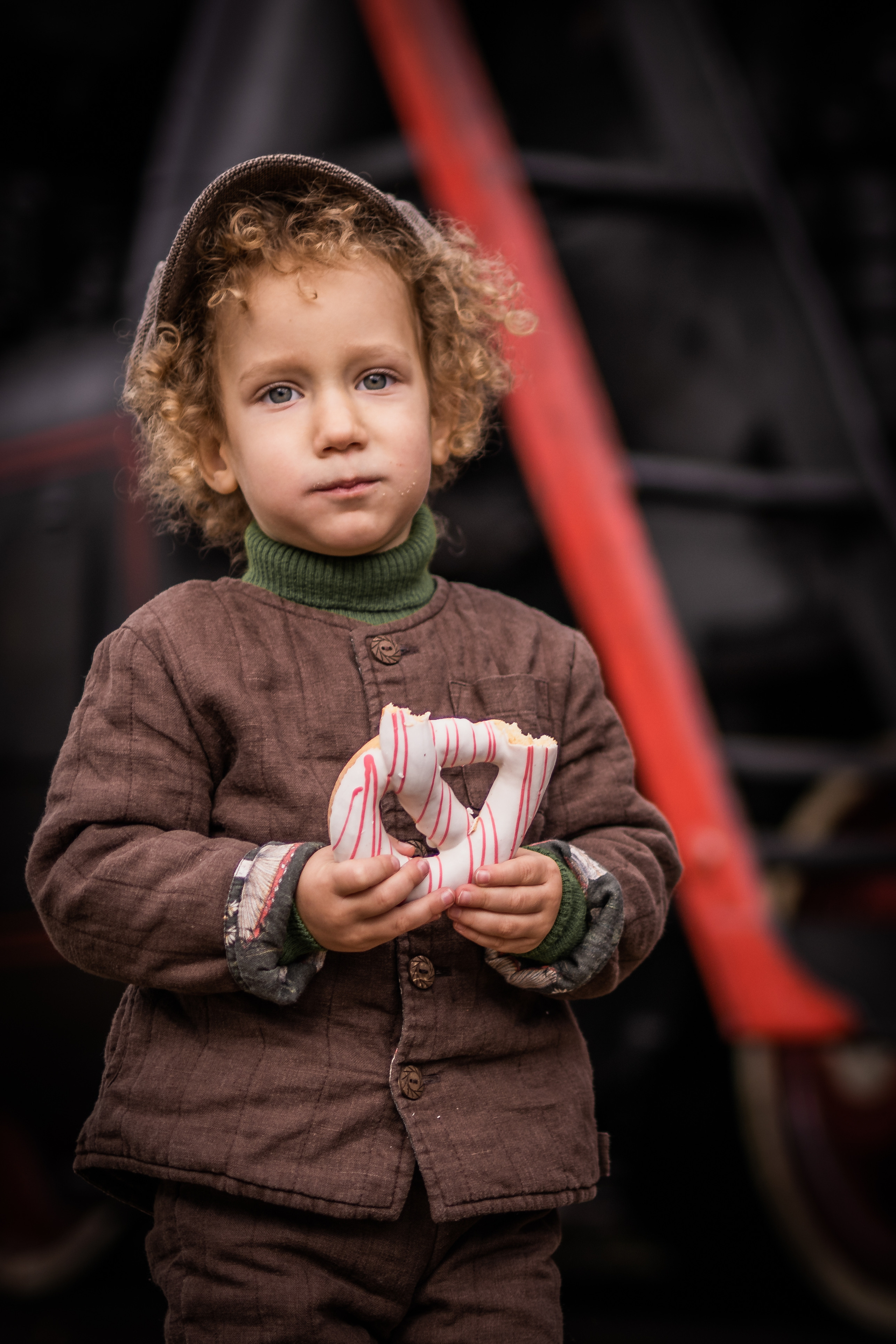 Паровозы, дети, осень. Семейный фотограф Ефремова Виктория