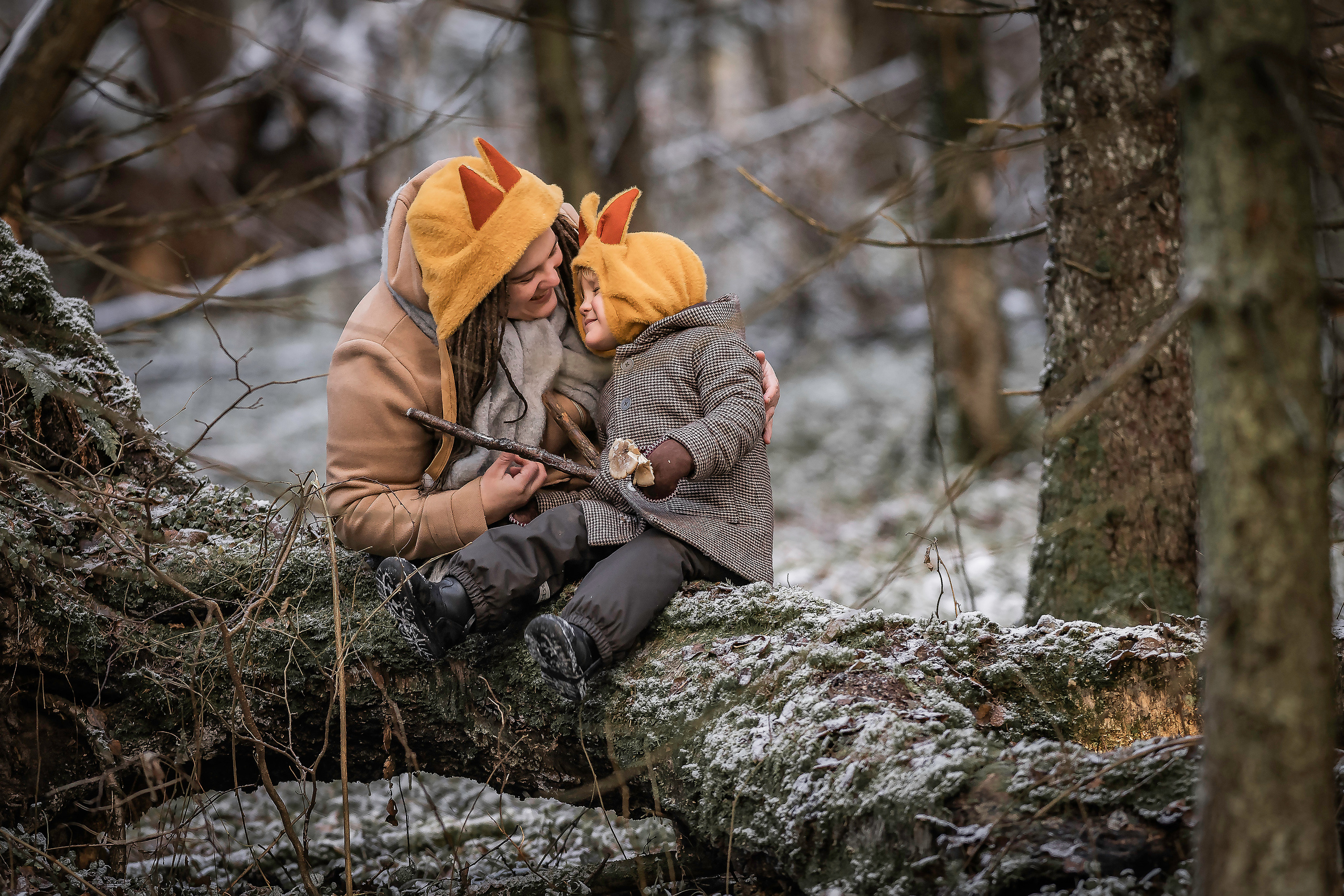 Первый снег. Семейный фотограф Ефремова Виктория