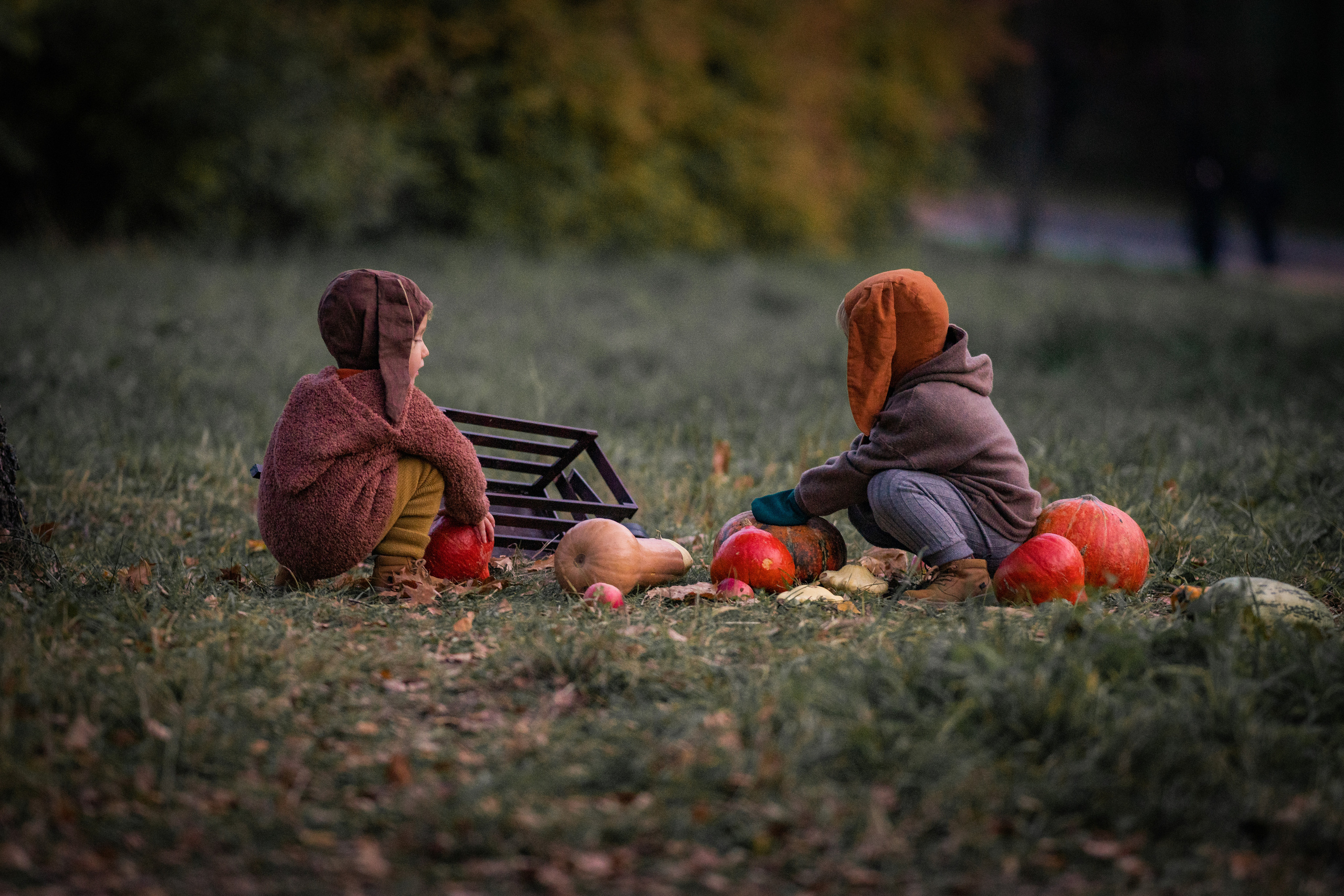 Овощи и малыши. Семейный фотограф Ефремова Виктория