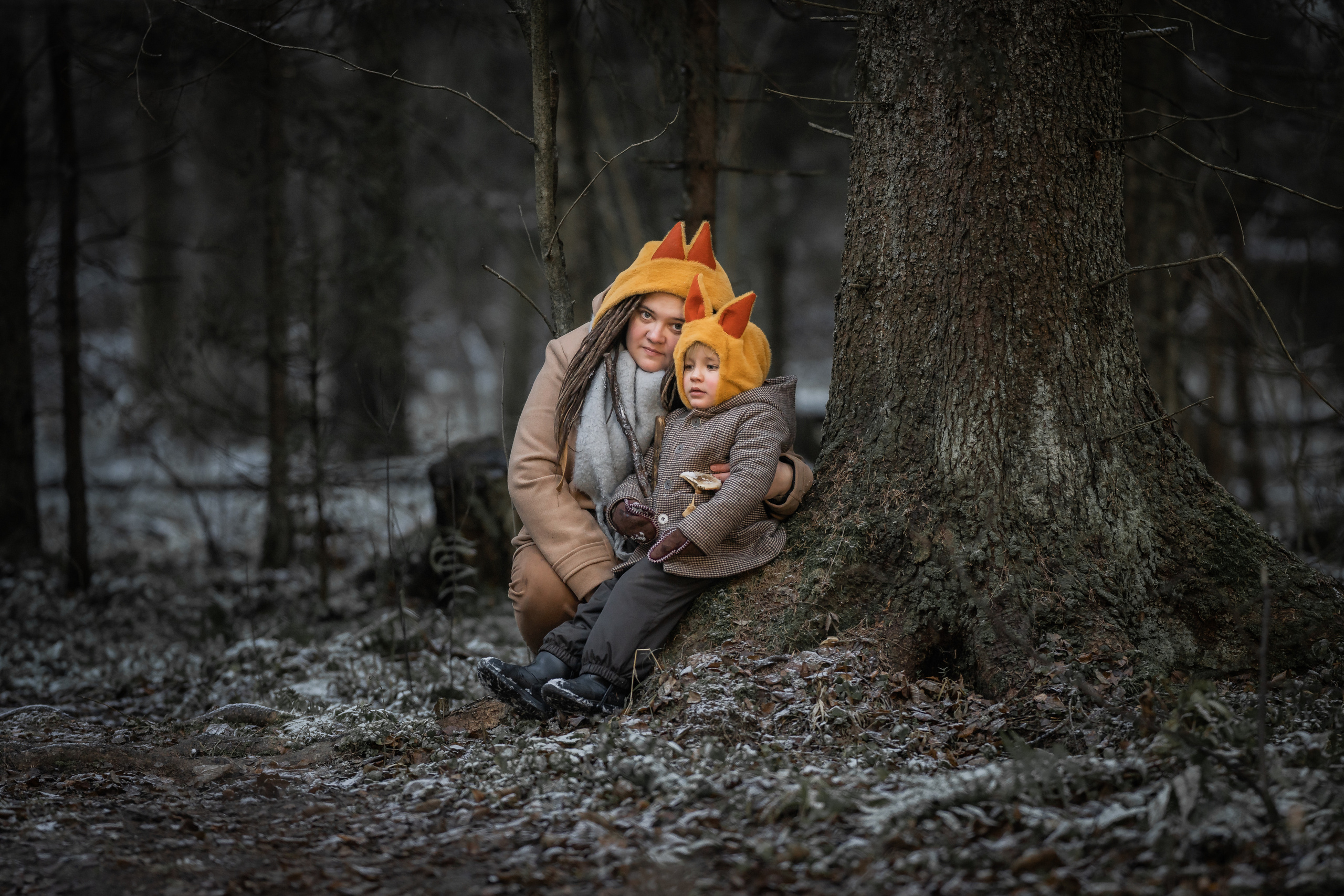 Первый снег. Семейный фотограф Ефремова Виктория