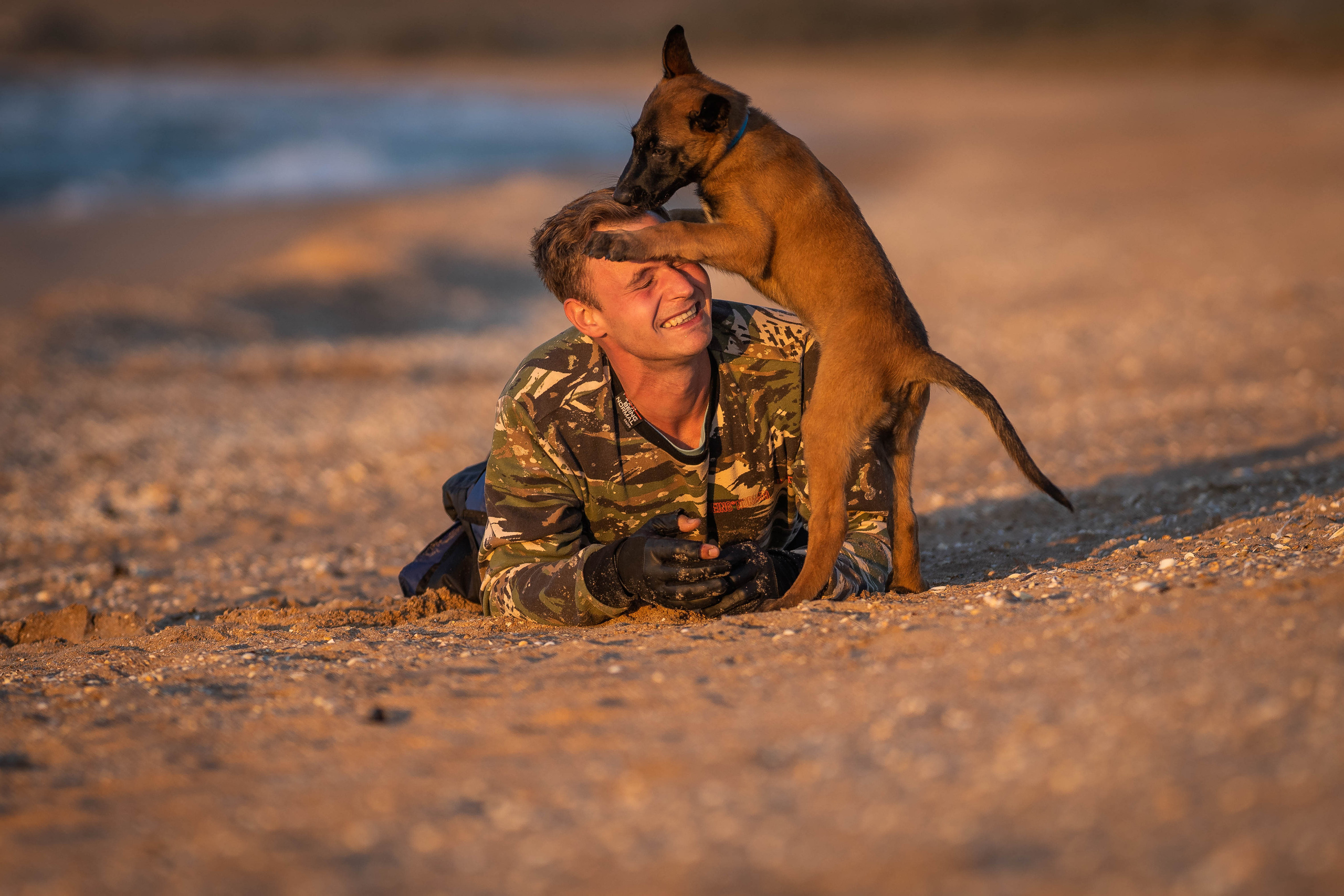 Человек и собака. Семейный фотограф Ефремова Виктория