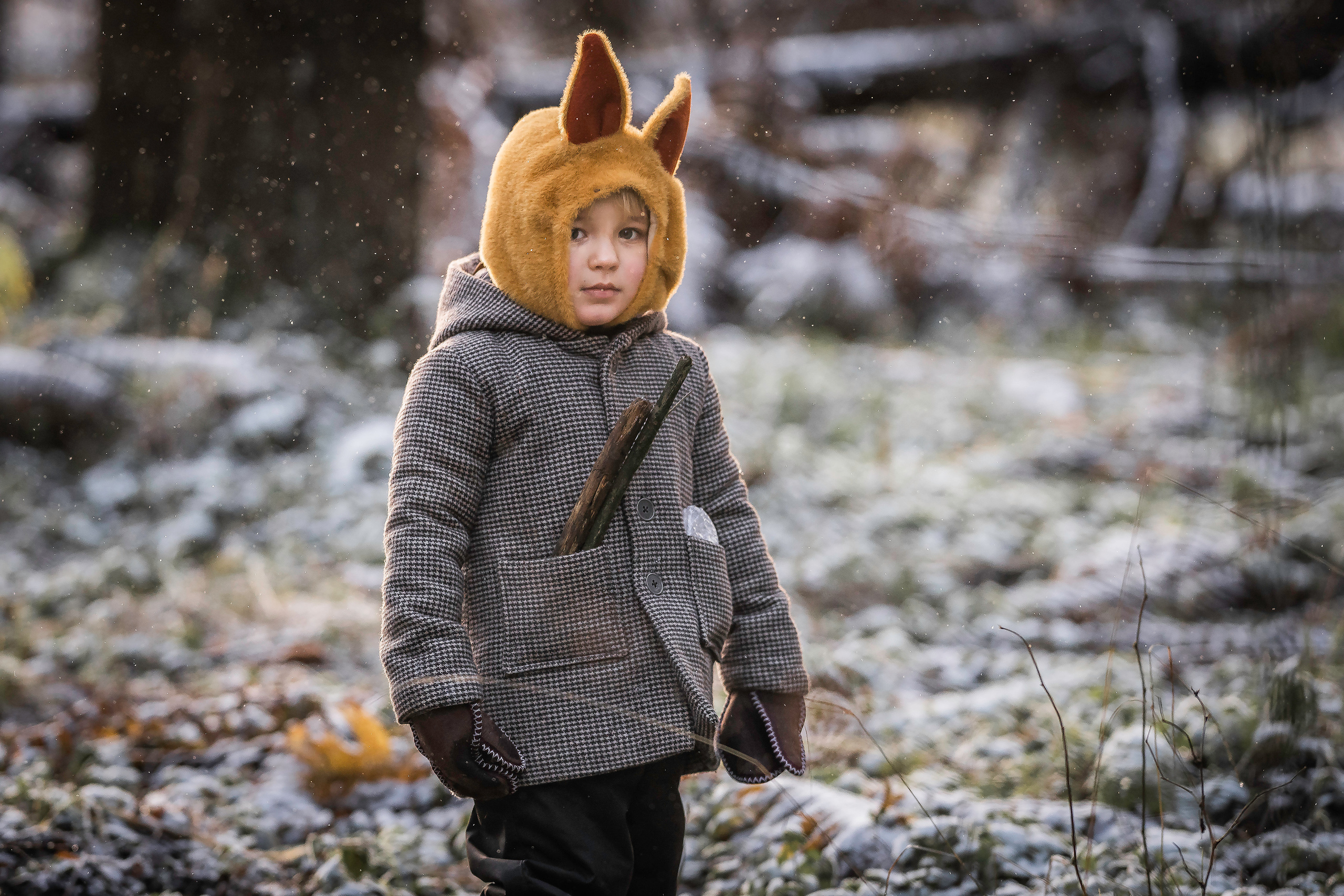 Первый снег. Семейный фотограф Ефремова Виктория