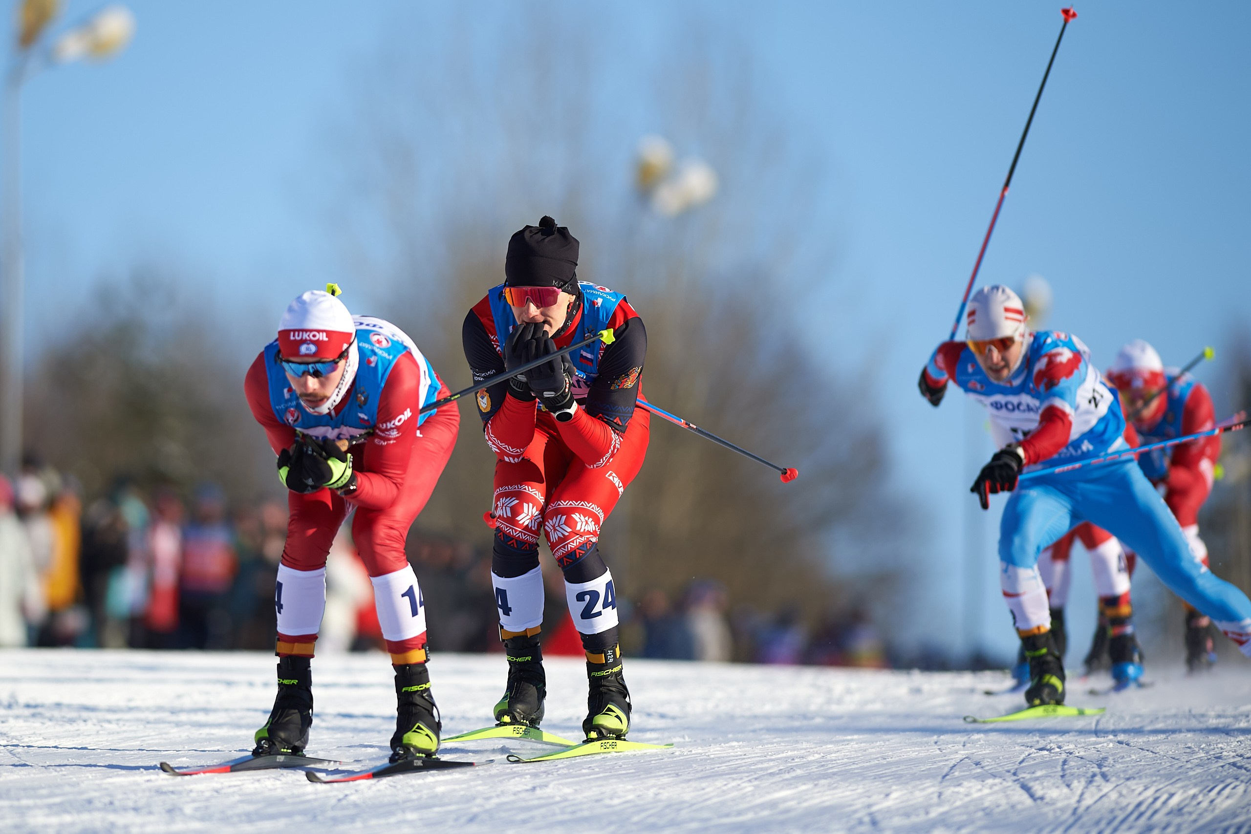 VI этап ФосАгро Кубка России по лыжным гонкам. Спринт. Ижевск 25.01.2025. Спортивный репортажный фотограф в Ижевске Сергей Мерзляков