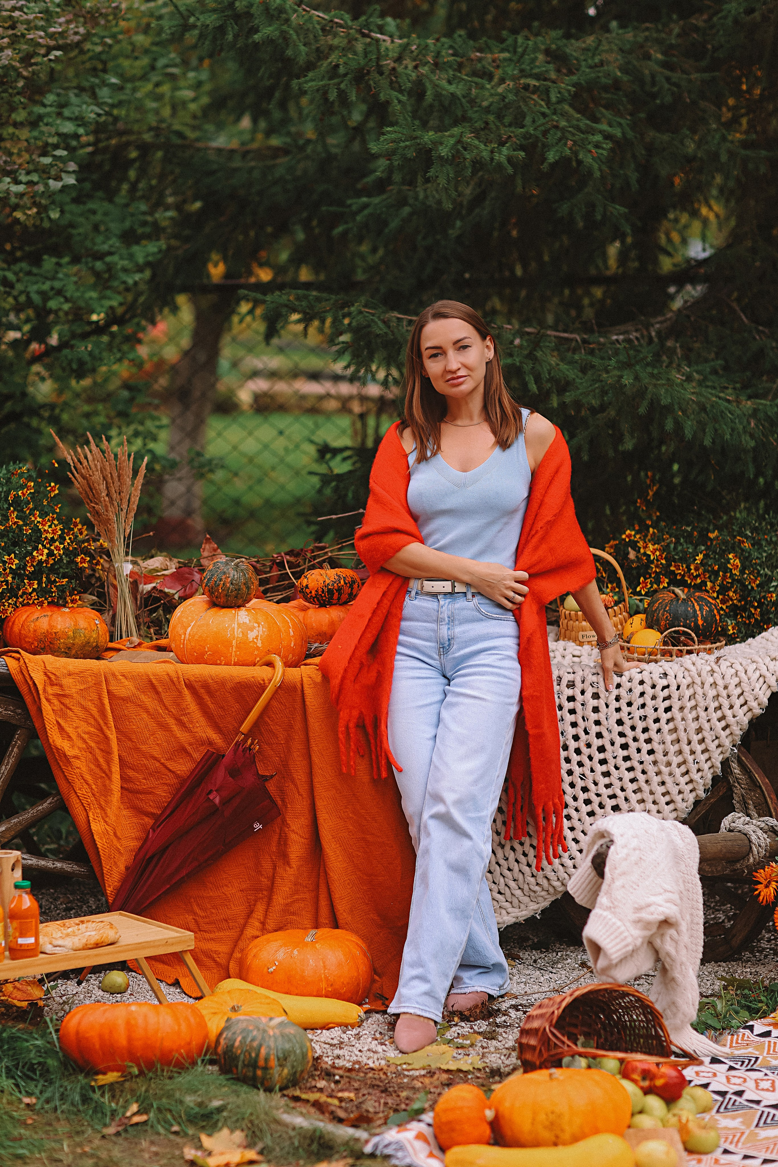 Тыквы. Семейный фотограф Тюмень, фотограф на роды Салмина Мария