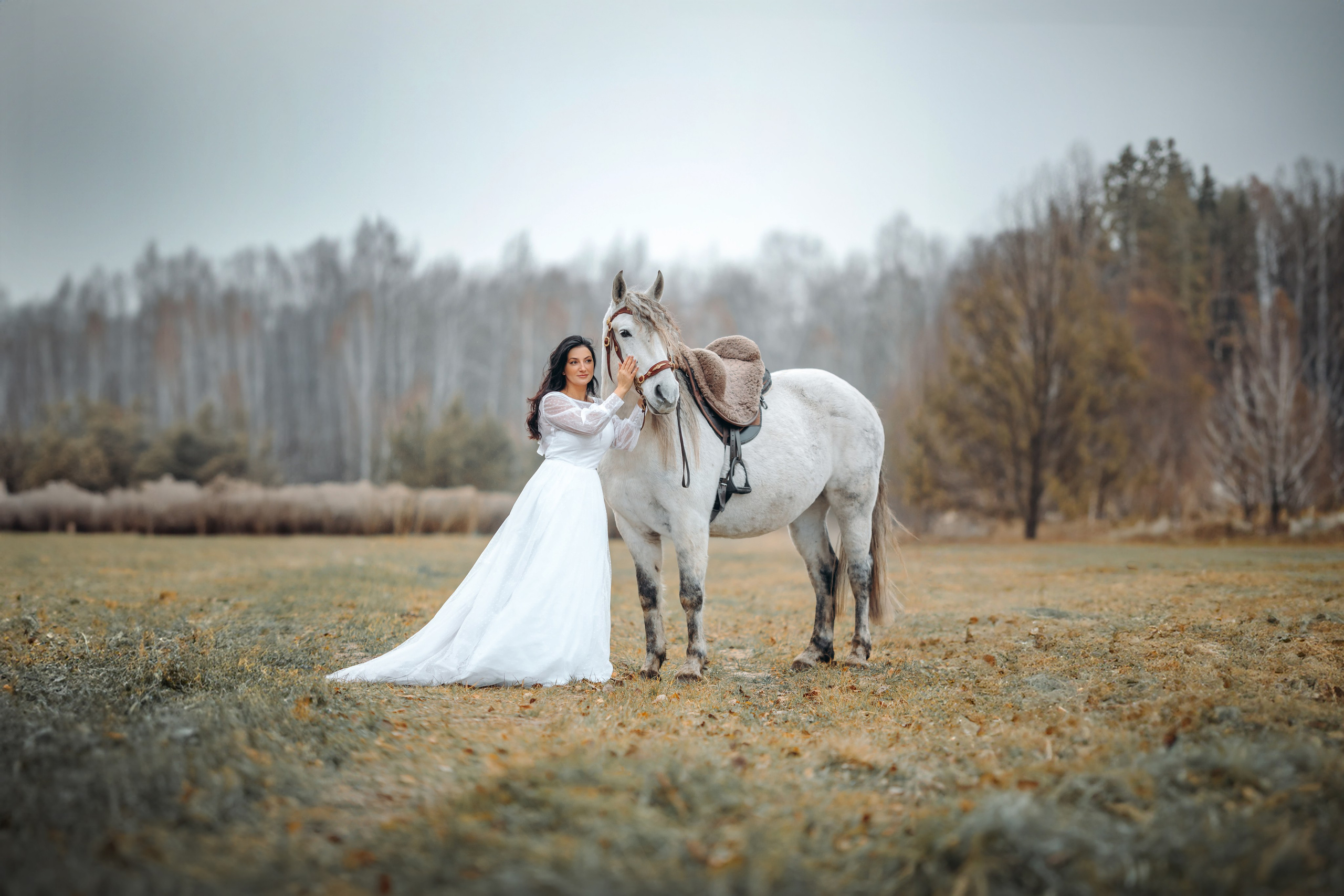 Женственность. Анна Молчанова конный фотограф в Тюмени | фотосессии с лошадьми Тюмень