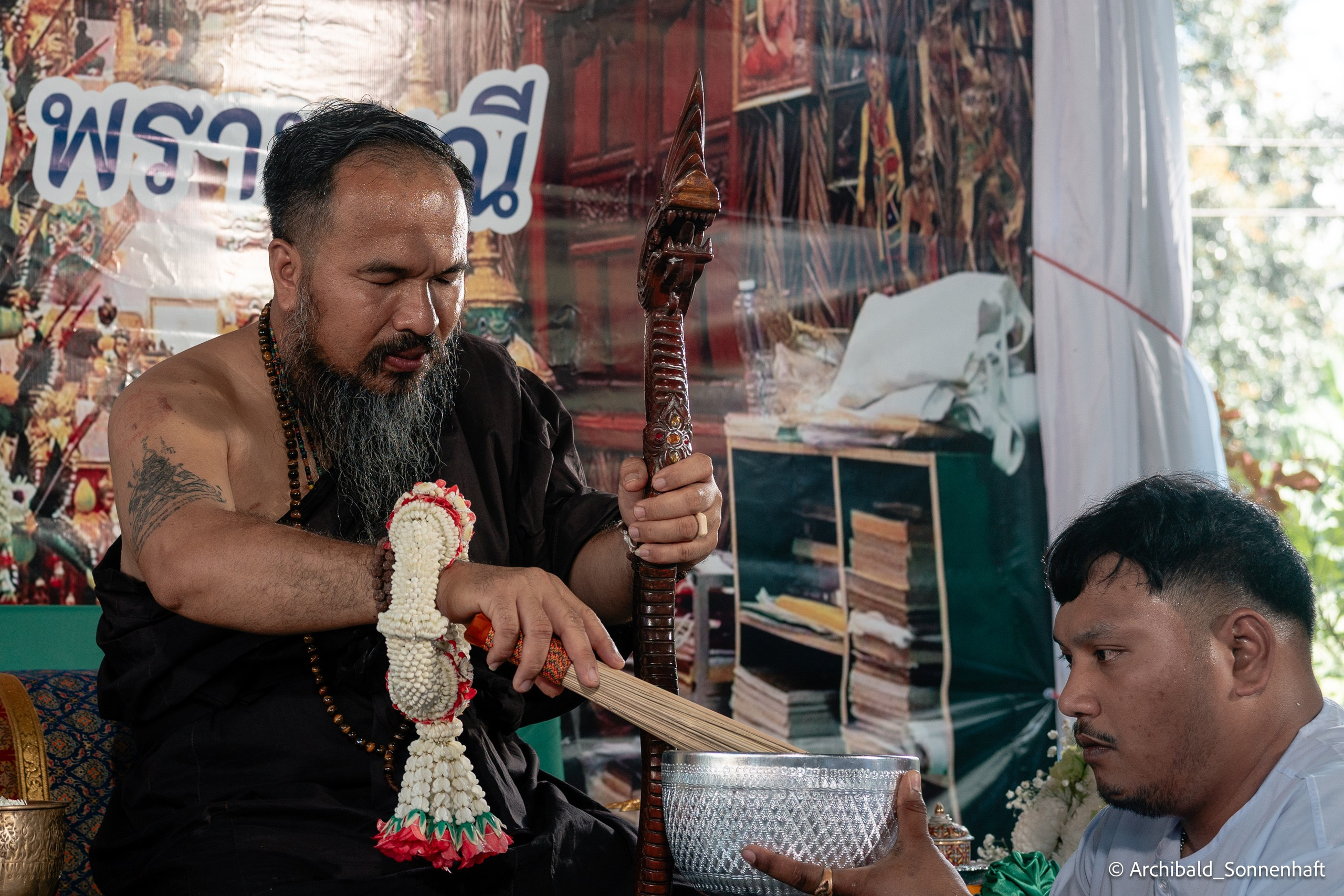 Thai monk. Photographer in Guangzhou, China. Archibald Sonnenhaft